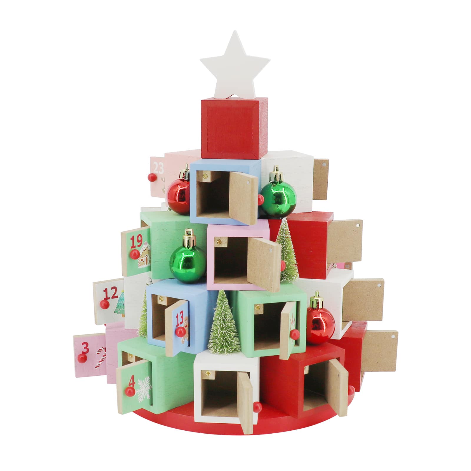 11.75&#x22; Christmas Tree Advent Calendar by Ashland&#xAE;