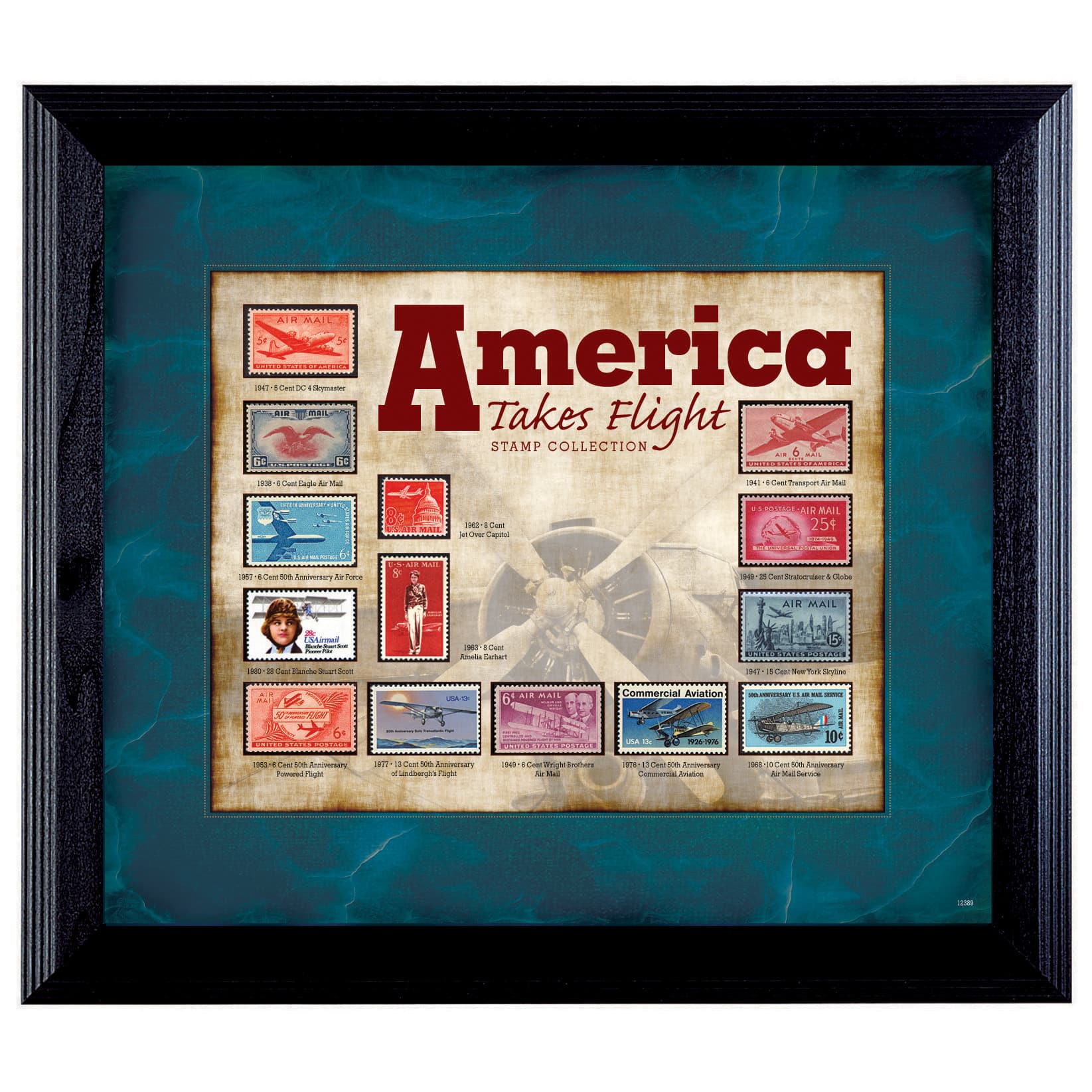 History of America Stamp Collection