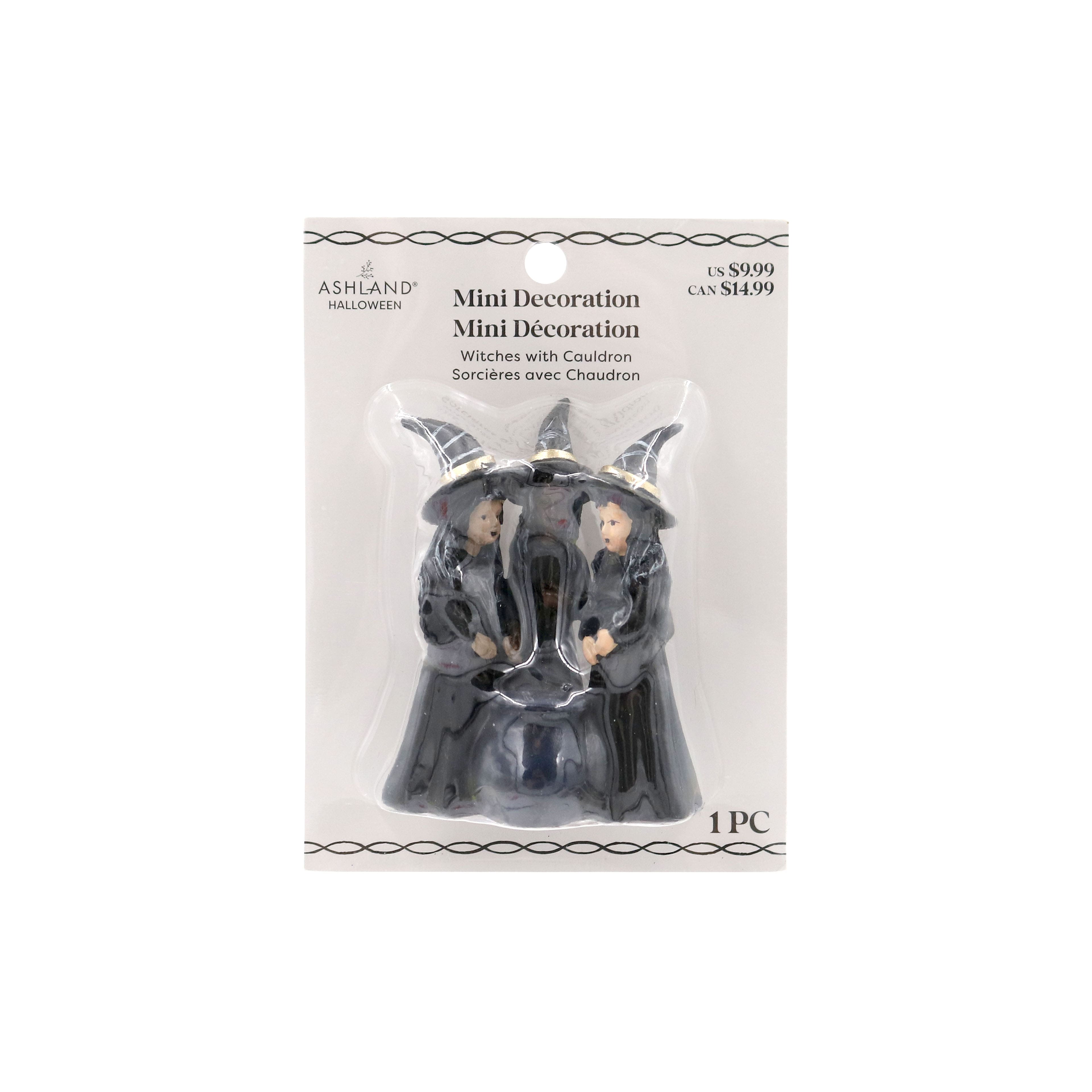 Mini Witches with Cauldron Decoration by Ashland&#xAE;
