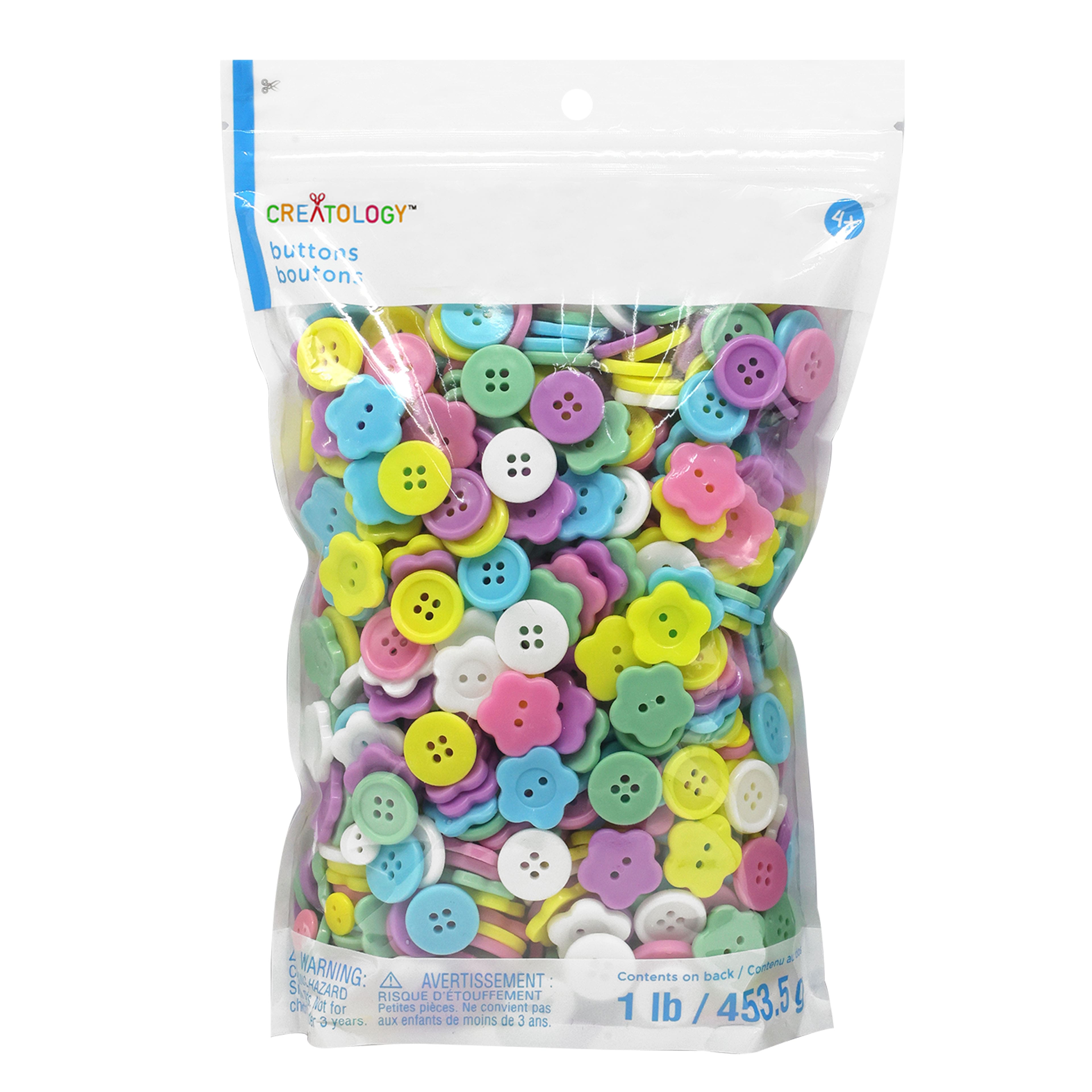 Bright Craft Buttons - 5 lbs. by Roylco