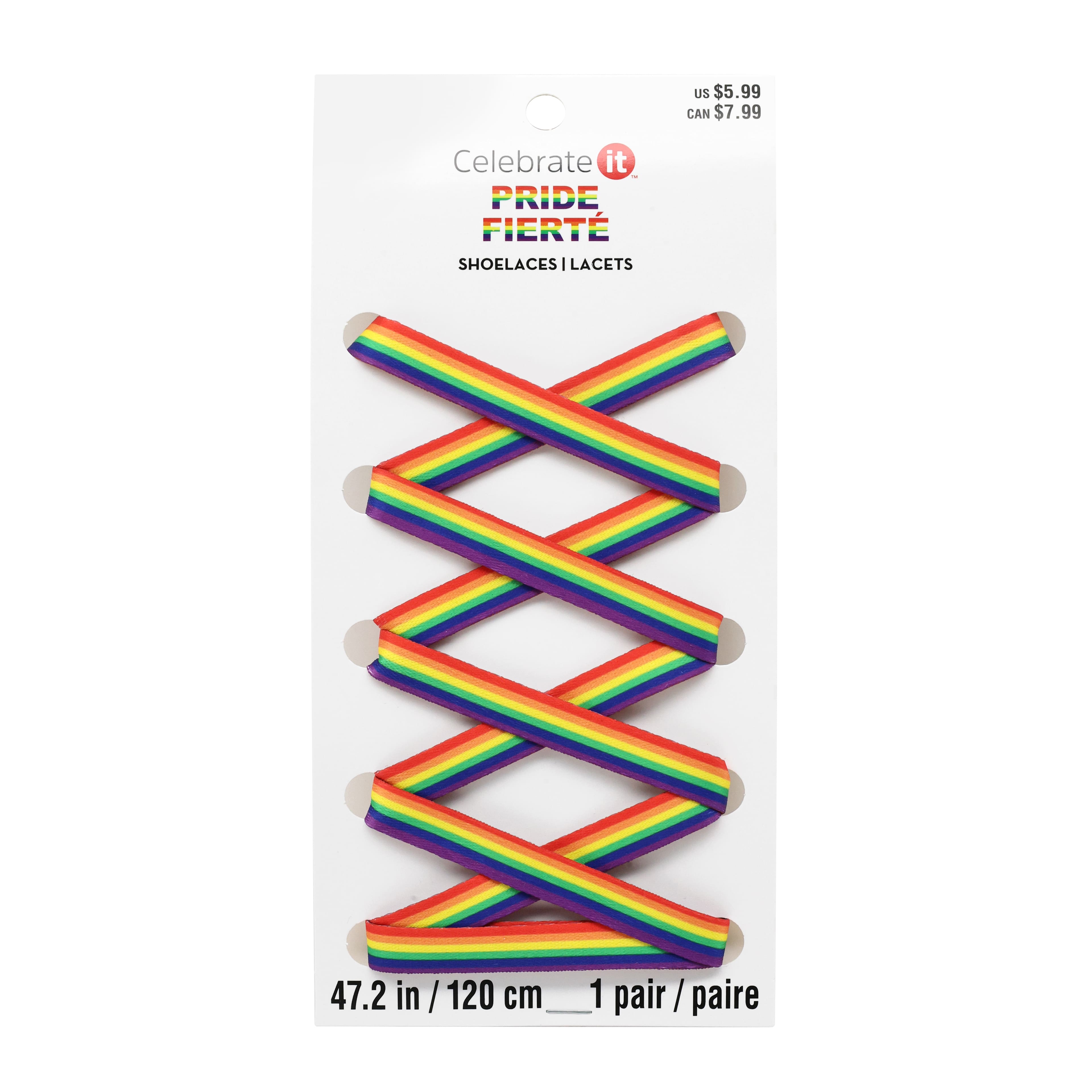 Rainbow Shoelaces by Celebrate It&#x2122;