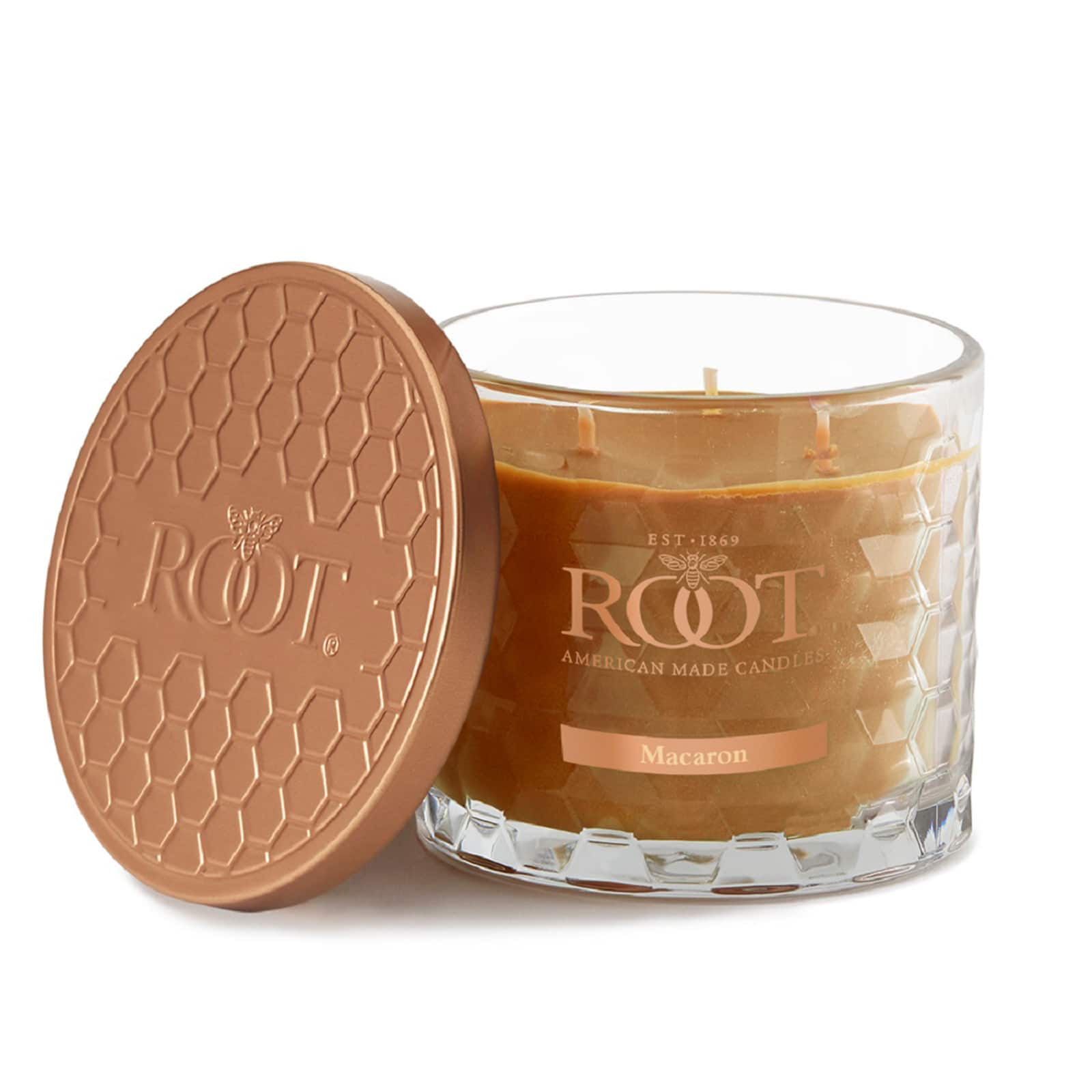 Root Candles Signature 3-Wick Honeycomb Beeswax Blend Jar Candle