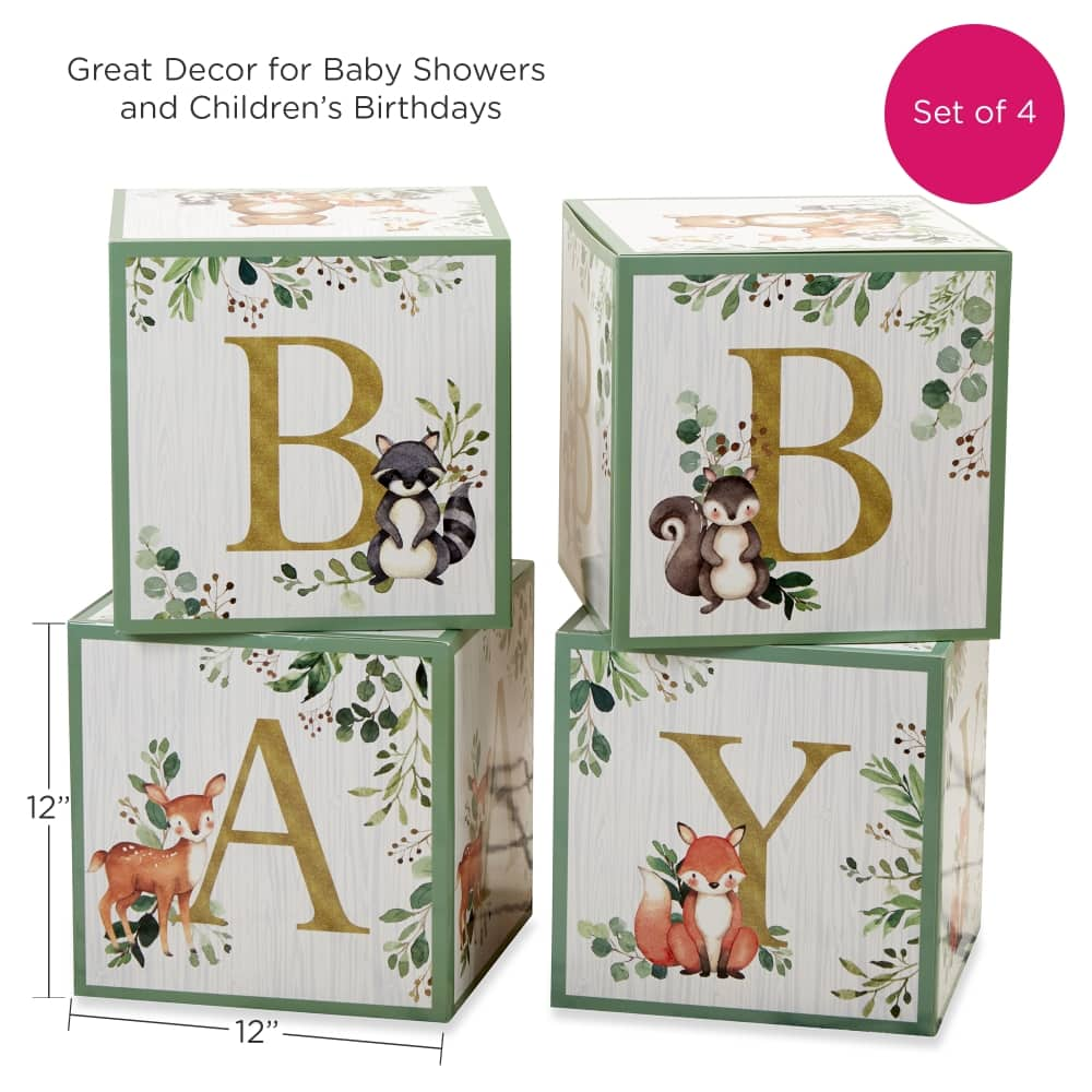 Kate Aspen&#xAE; Woodland Baby Block Box Set