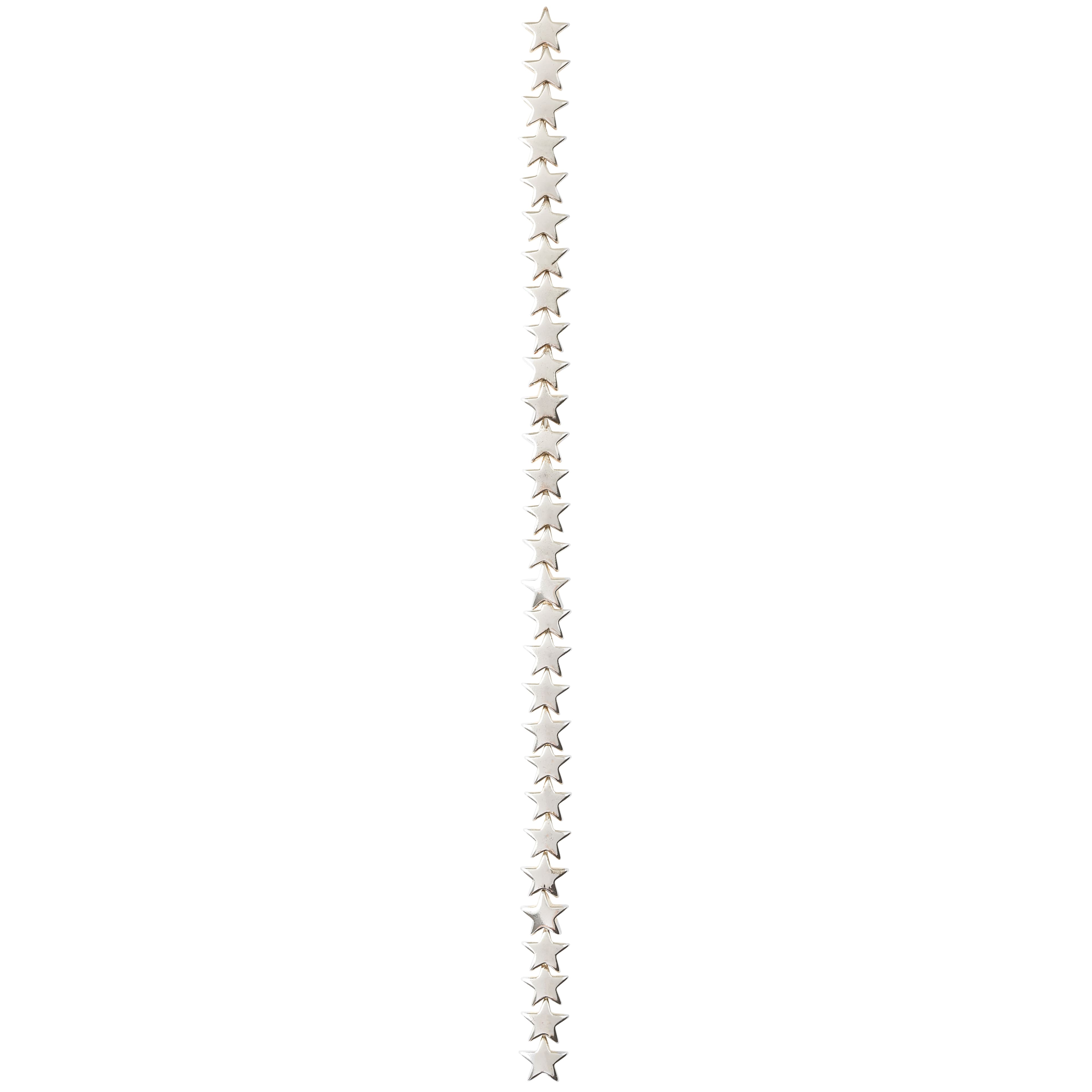 Silver Hematite Star Beads, 8mm by Bead Landing&#x2122;
