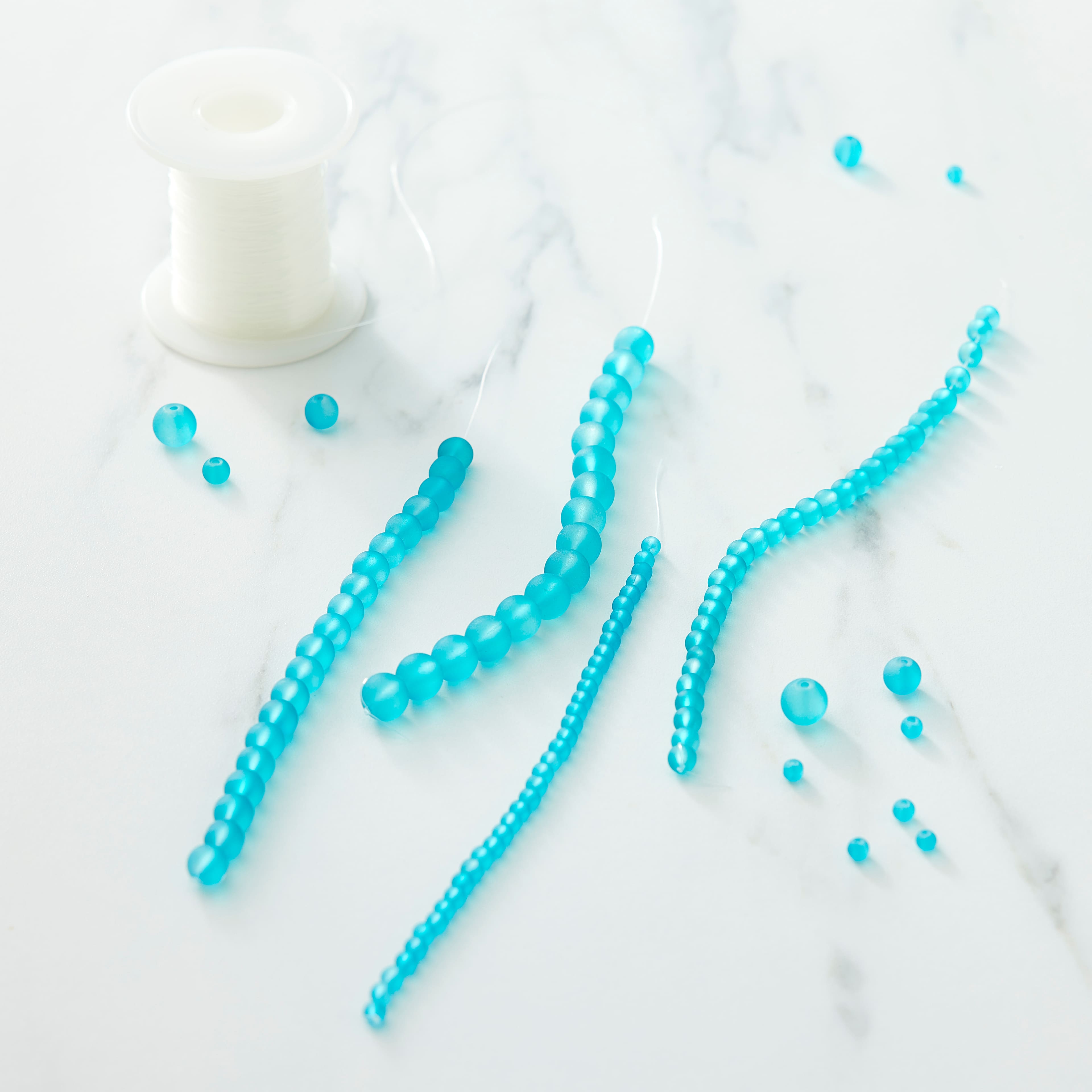 12 Pack: Matte Glass Round Beads by Bead Landing®