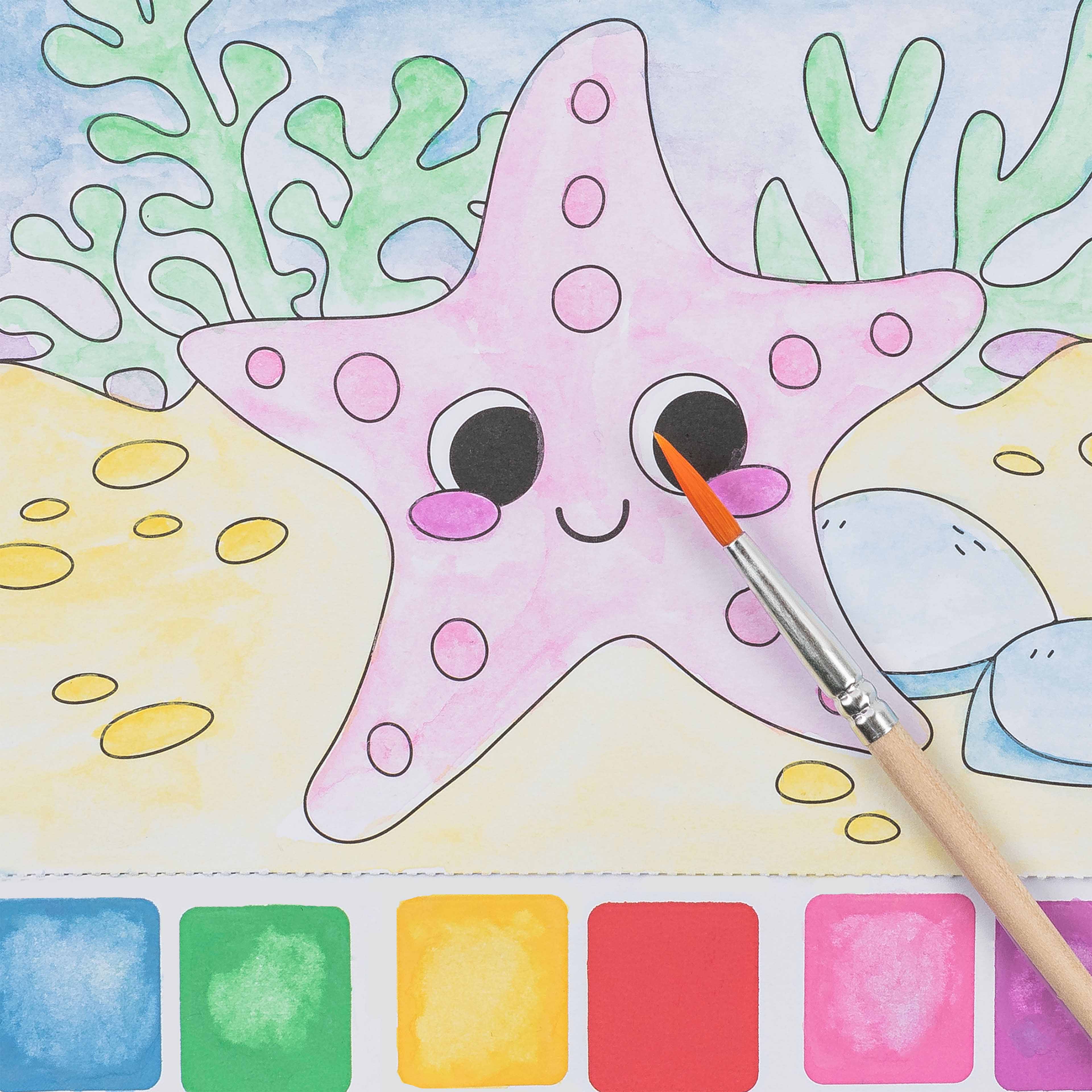 Little Yellow Bicycle&#xAE; Sea Life Watercolor Postcard Kit