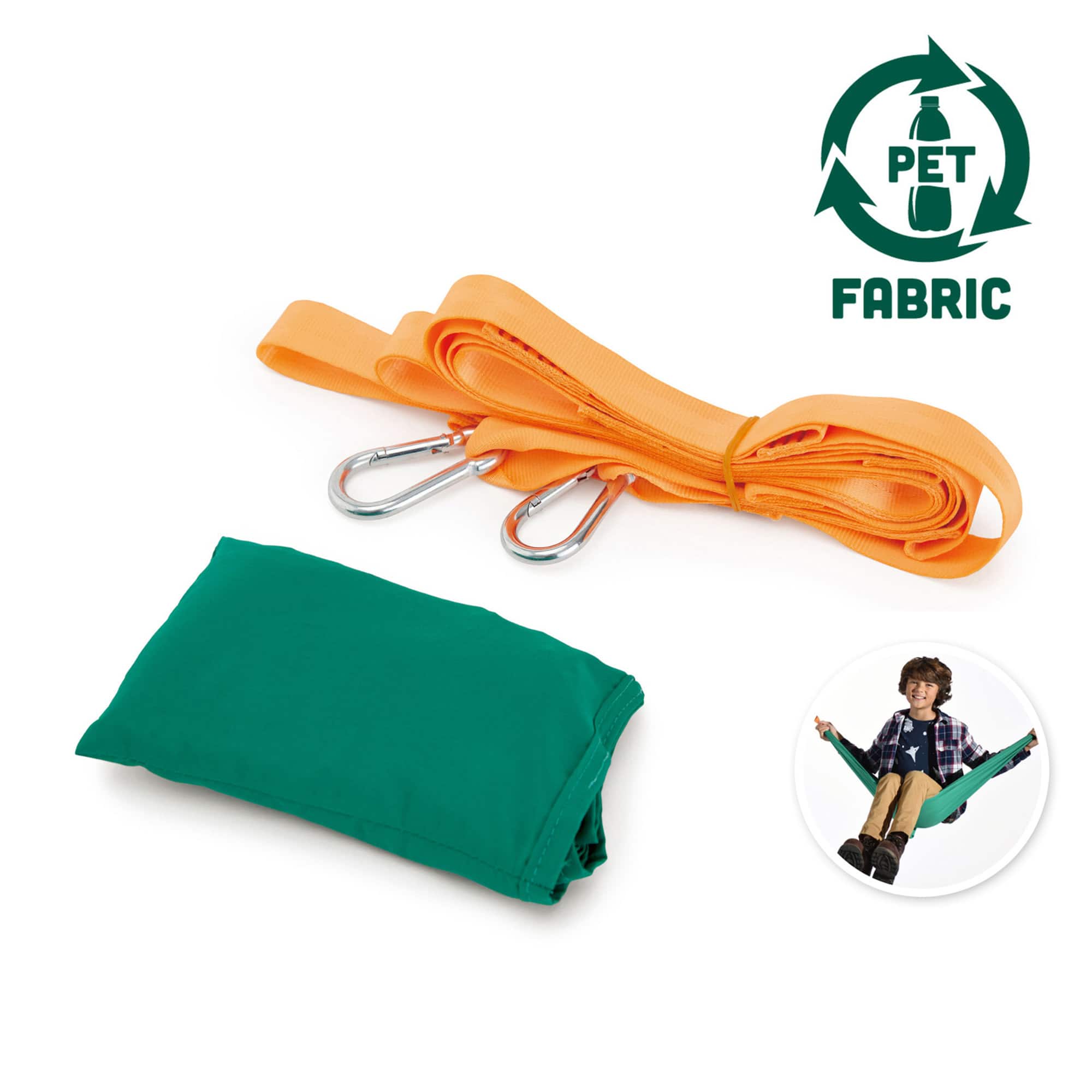 Hape Nature Fun Pocket Swing Green Kid&#x27;s Portable Hammock