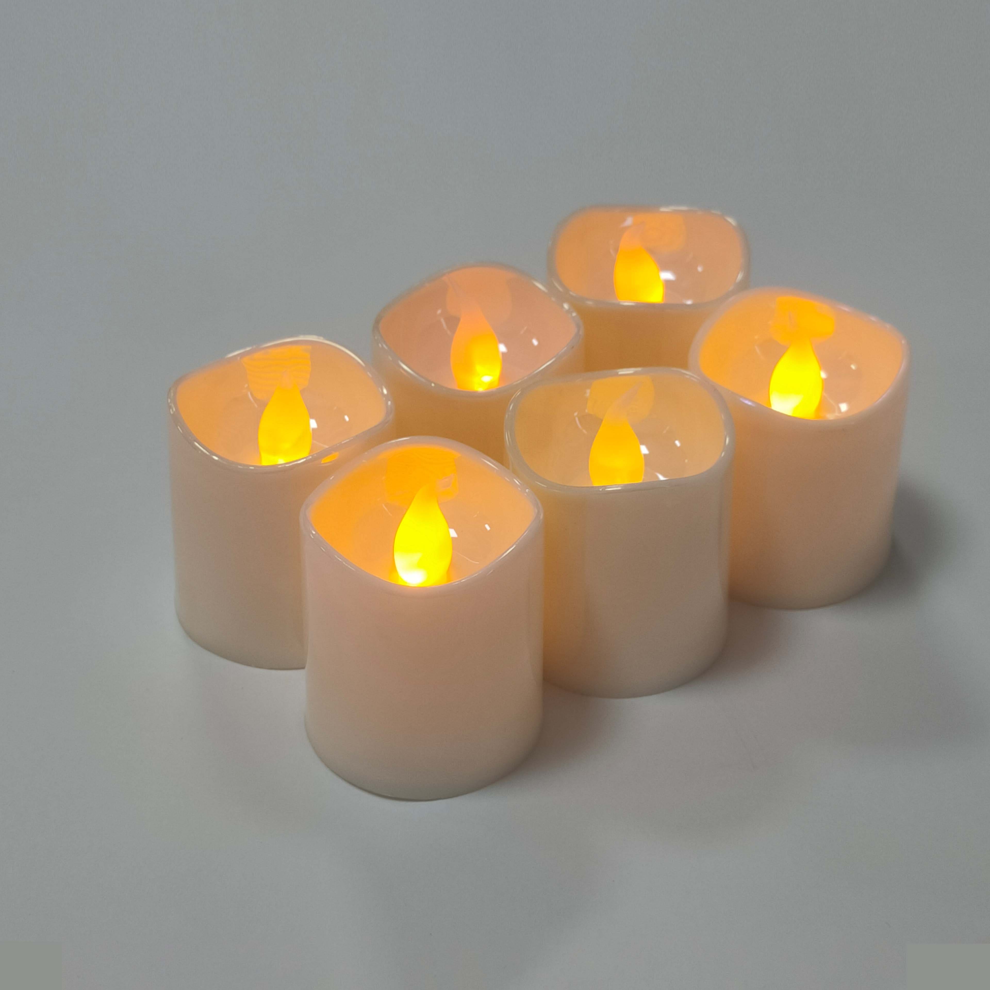 White Iridescent LED Votives, 6ct. by Ashland&#xAE;