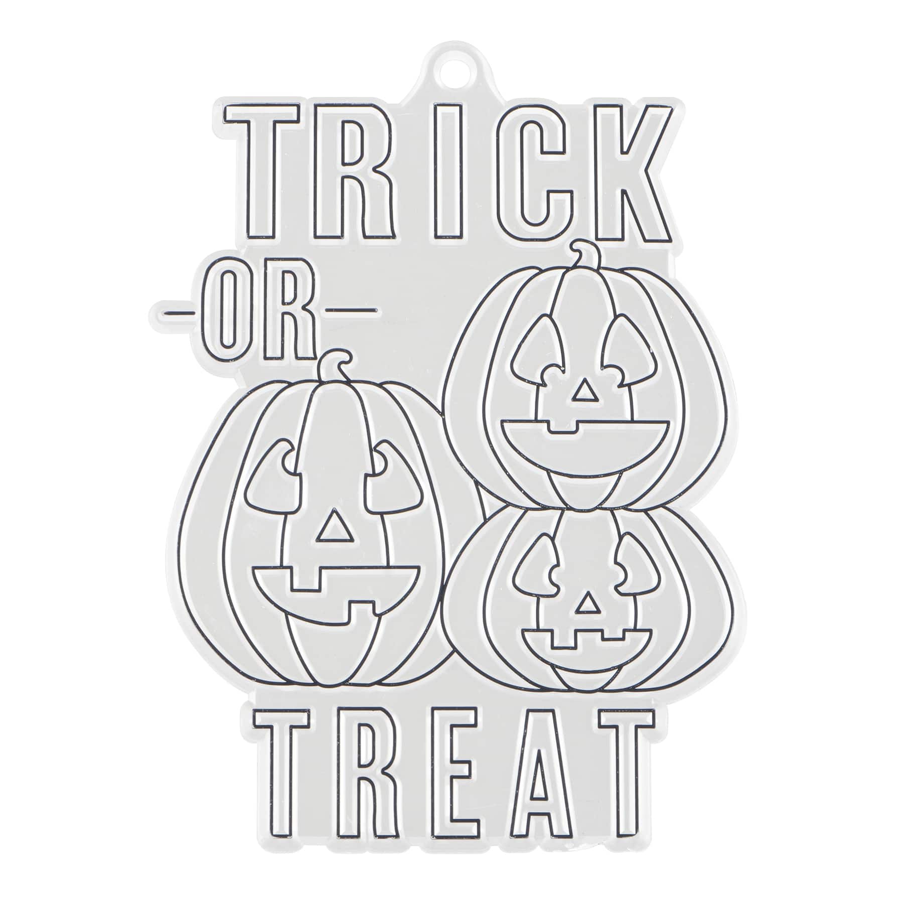 Trick-or-Treat Glow-in-the-Dark Suncatcher Craft Kit by Creatology™