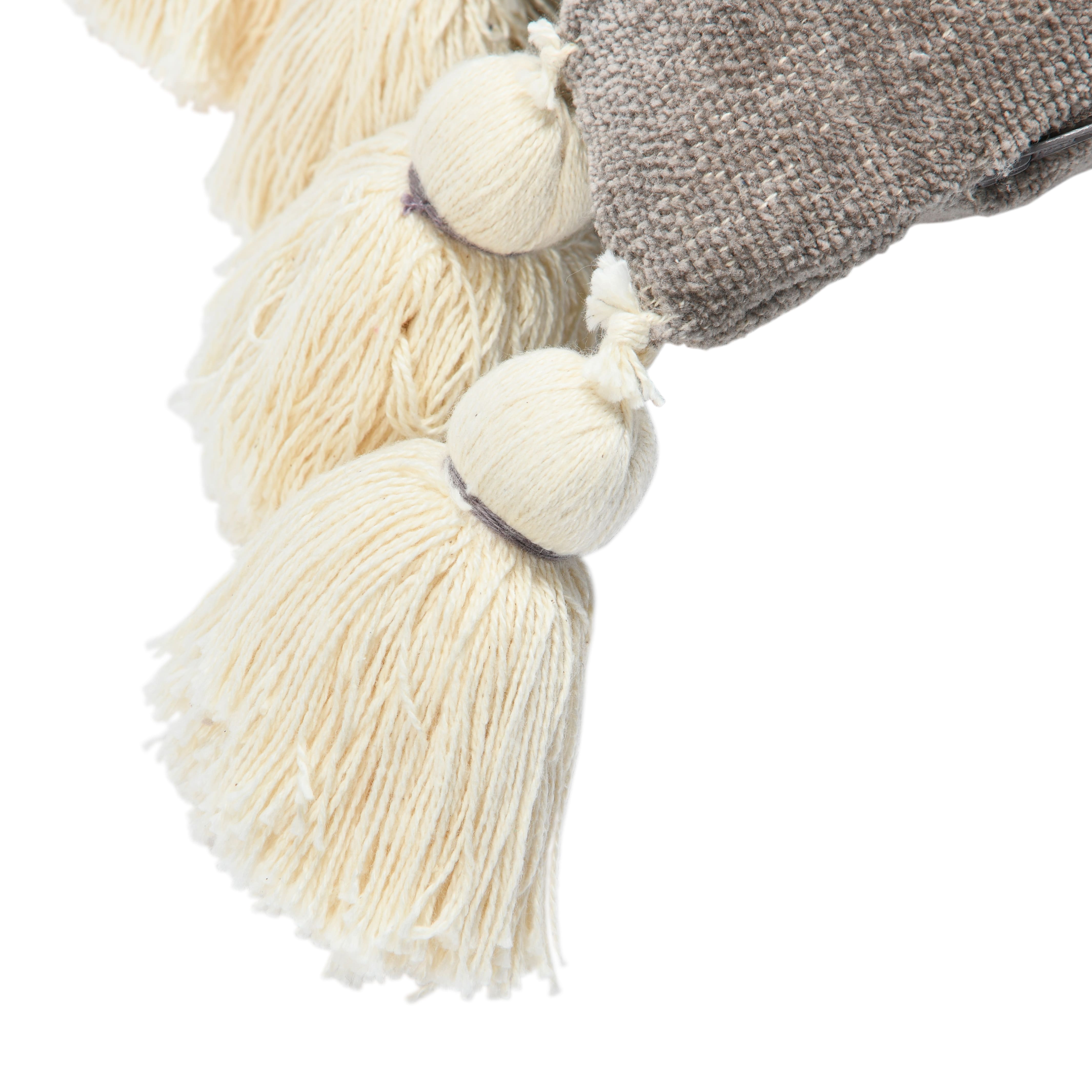 Hello Honey® Cotton Chenille Lumbar Pillow with Tassels