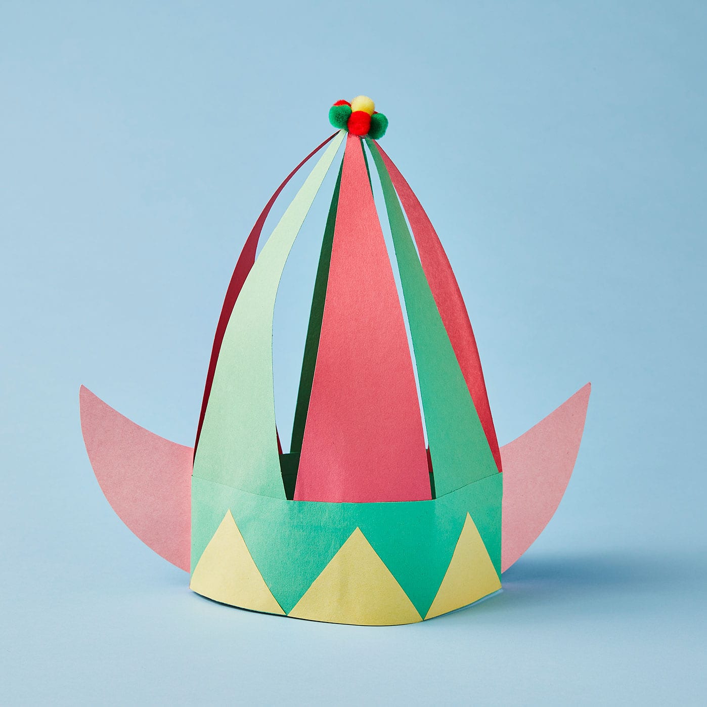 Projet pour enfants : Chapeau de lutin en papier