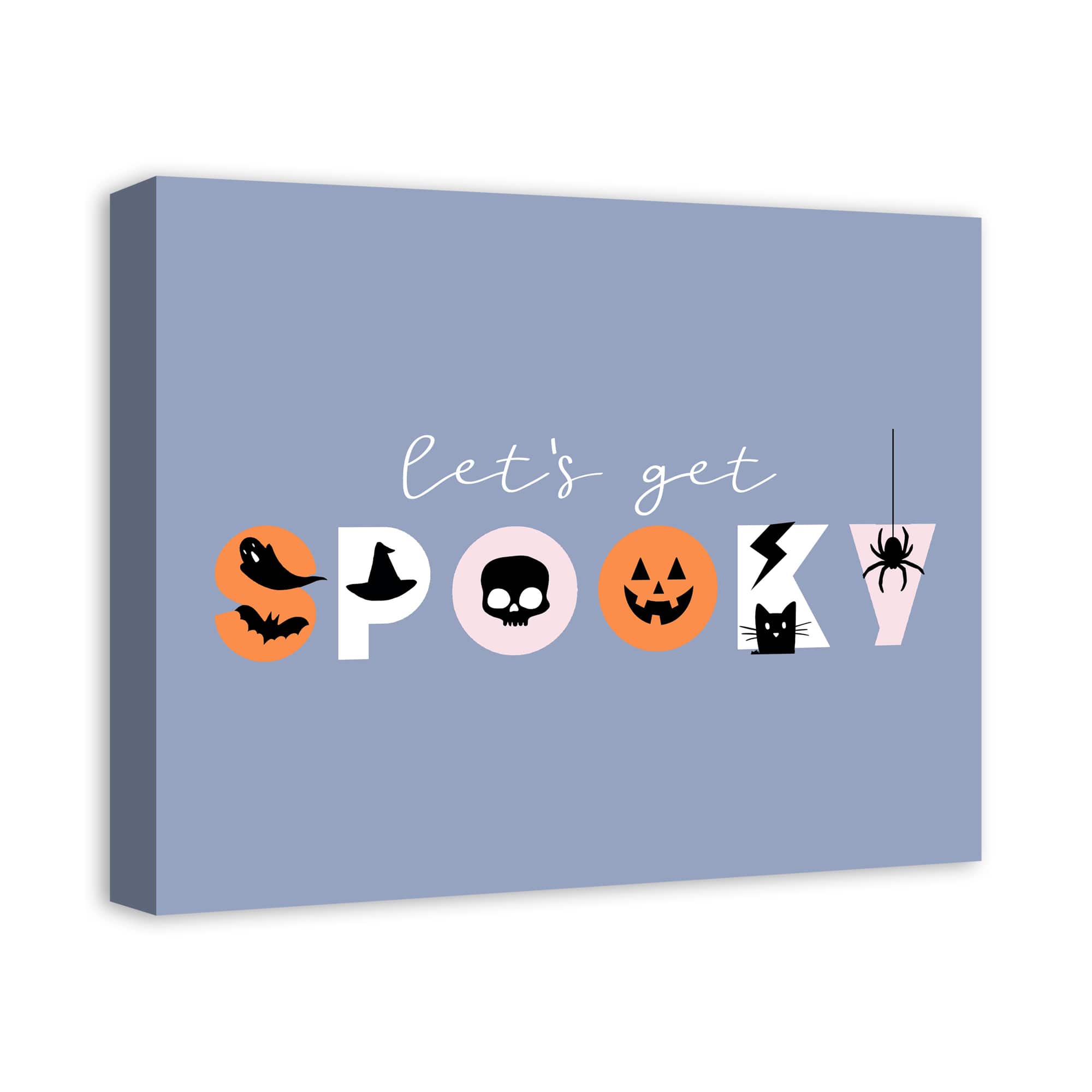 Let's Get Spooky Canvas Wall Art