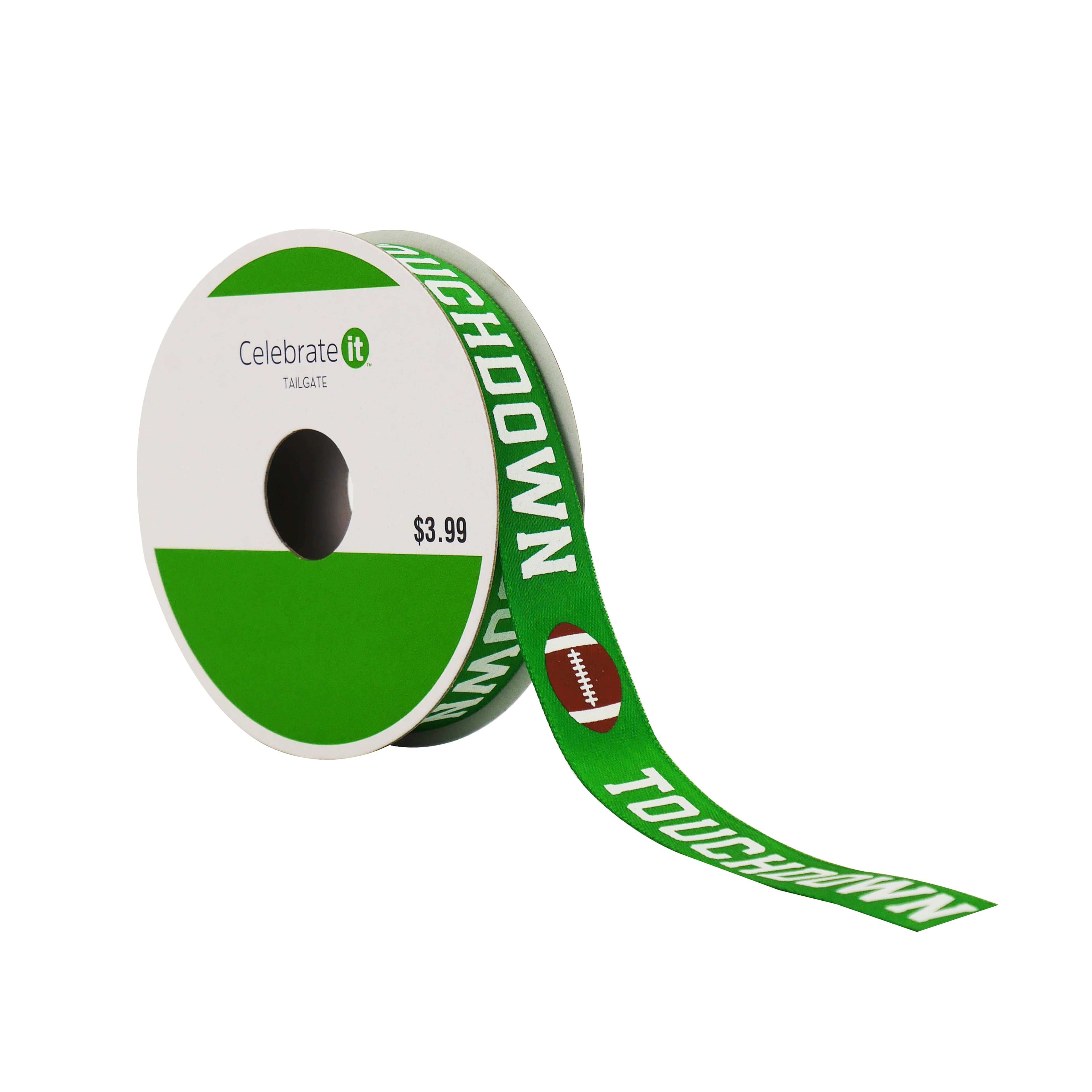 5/8" x 4yd. Touchdown Satin Ribbon by Celebrate It™ Tailgate