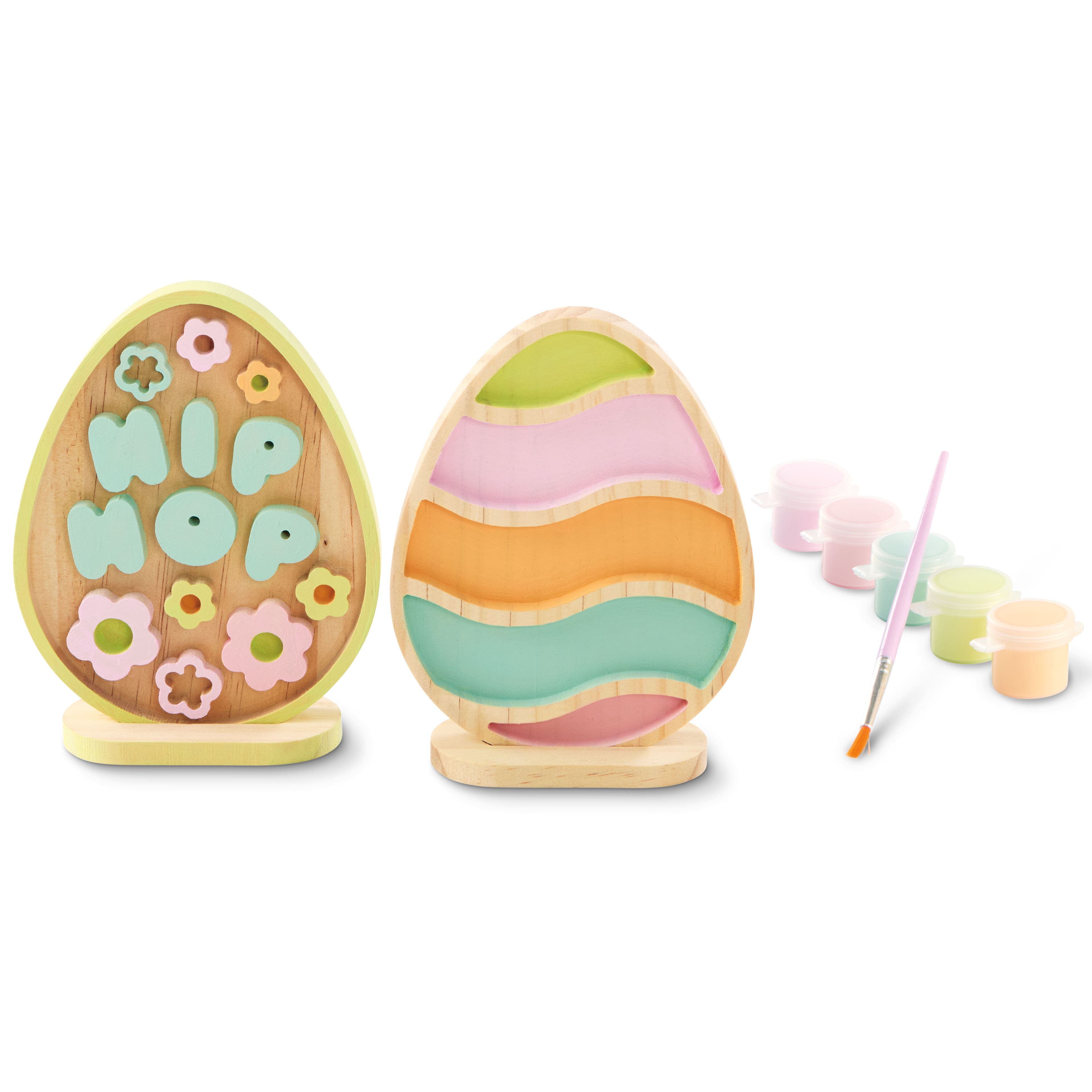 Wood Eggs Craft Kit by Creatology&#x2122;