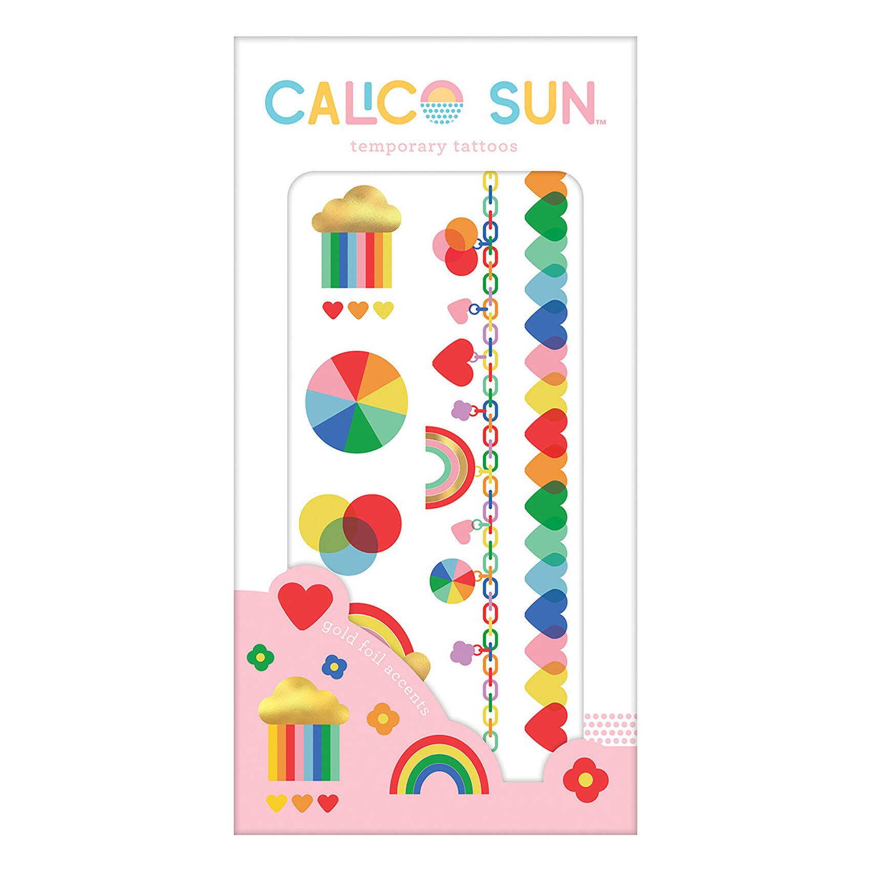 Calico Sun™ Violet Temporary Tattoos Michaels