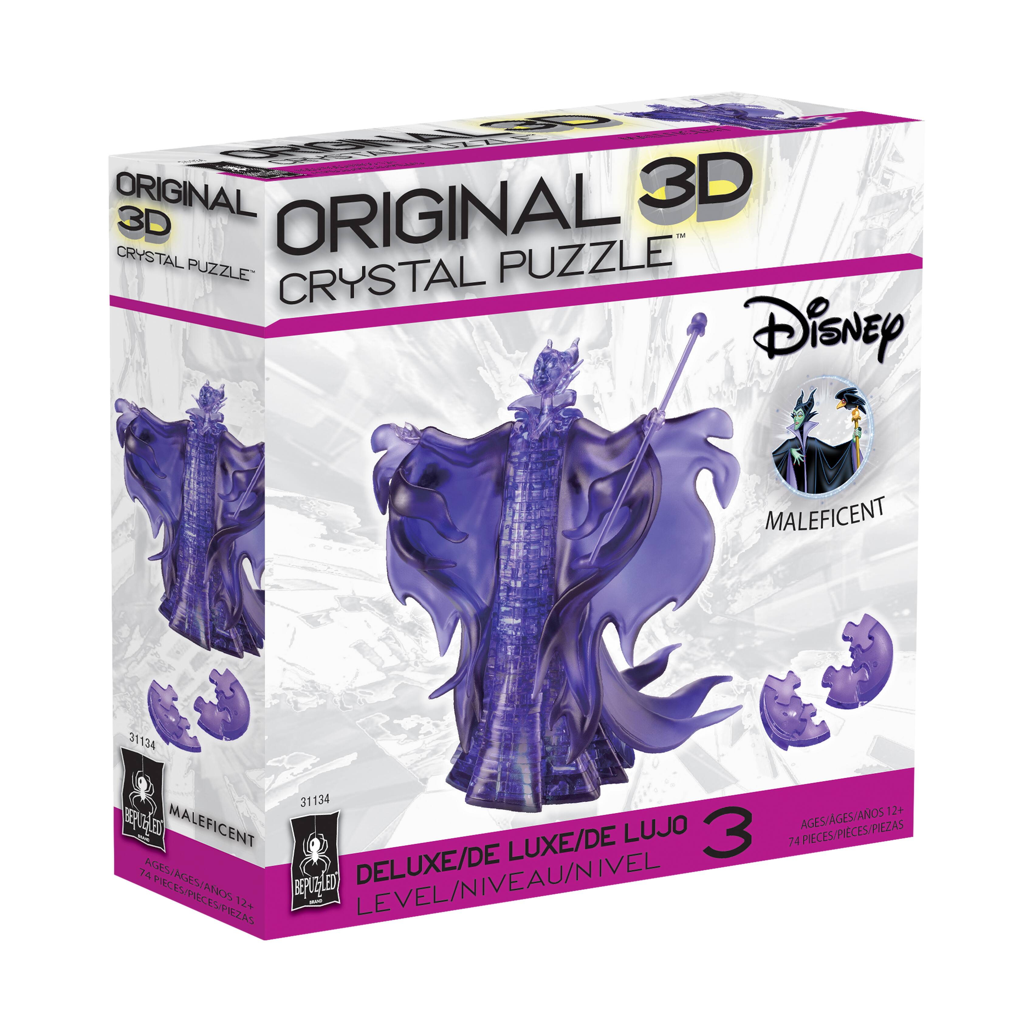 3D Crystal Puzzle - Disney Maleficent: 74 Pcs