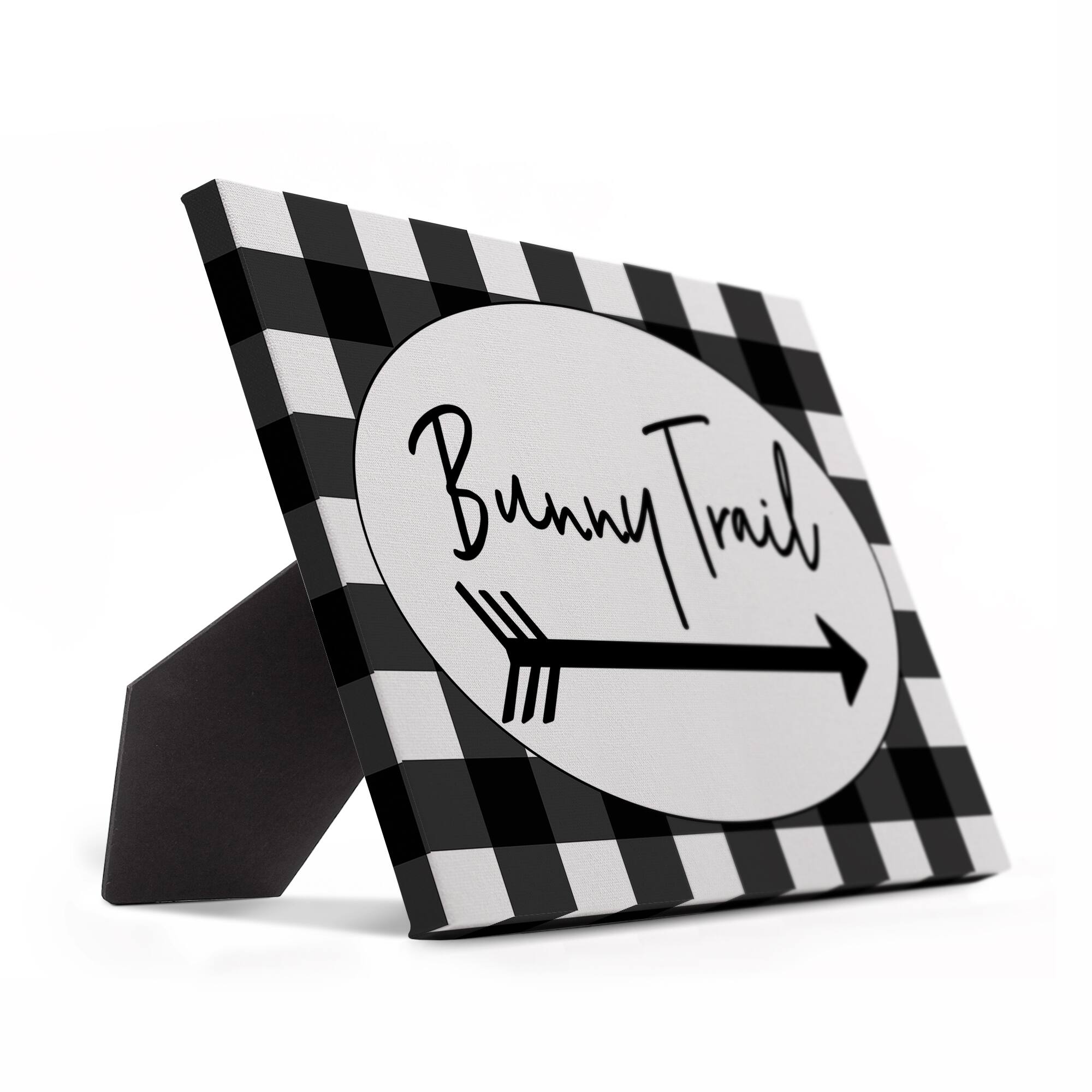 Buffalo Check Bunny Trail Tabletop Canvas