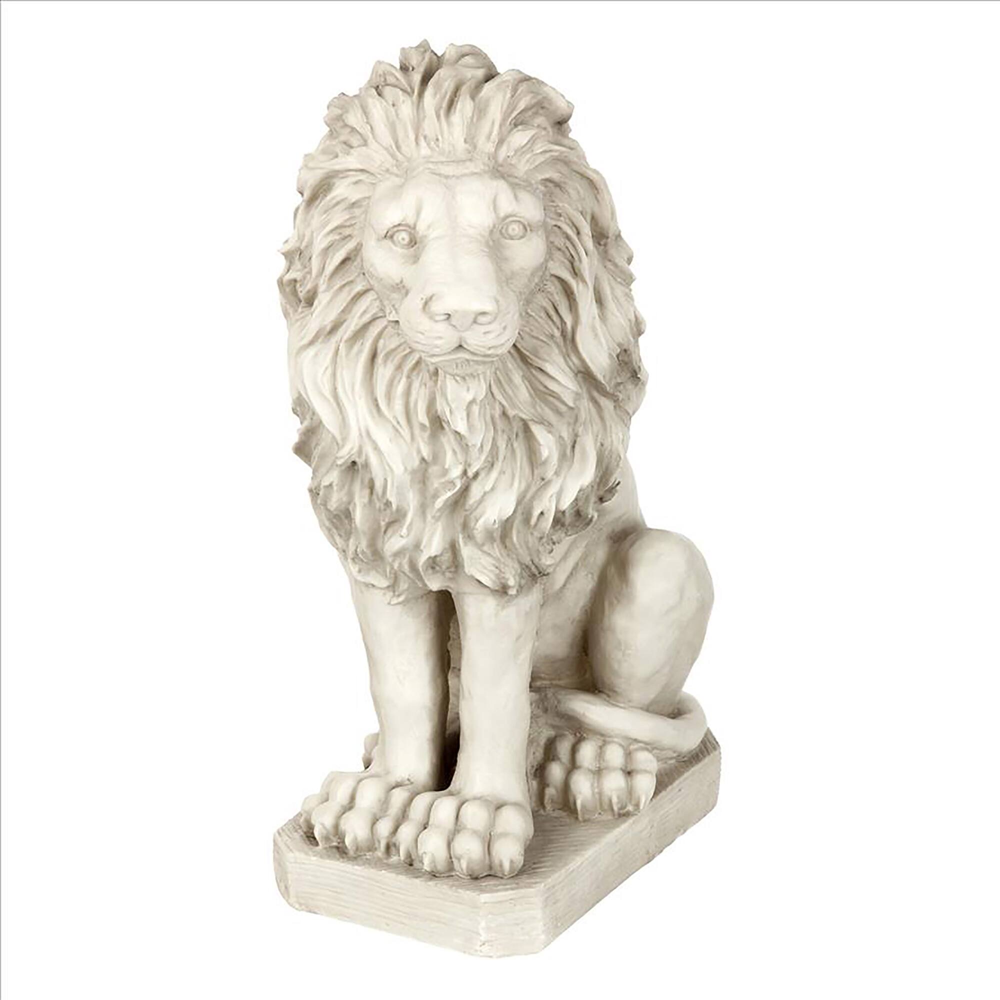 Design Toscano 21&#x22; Mansfield Manor Lion Sentinel Statue