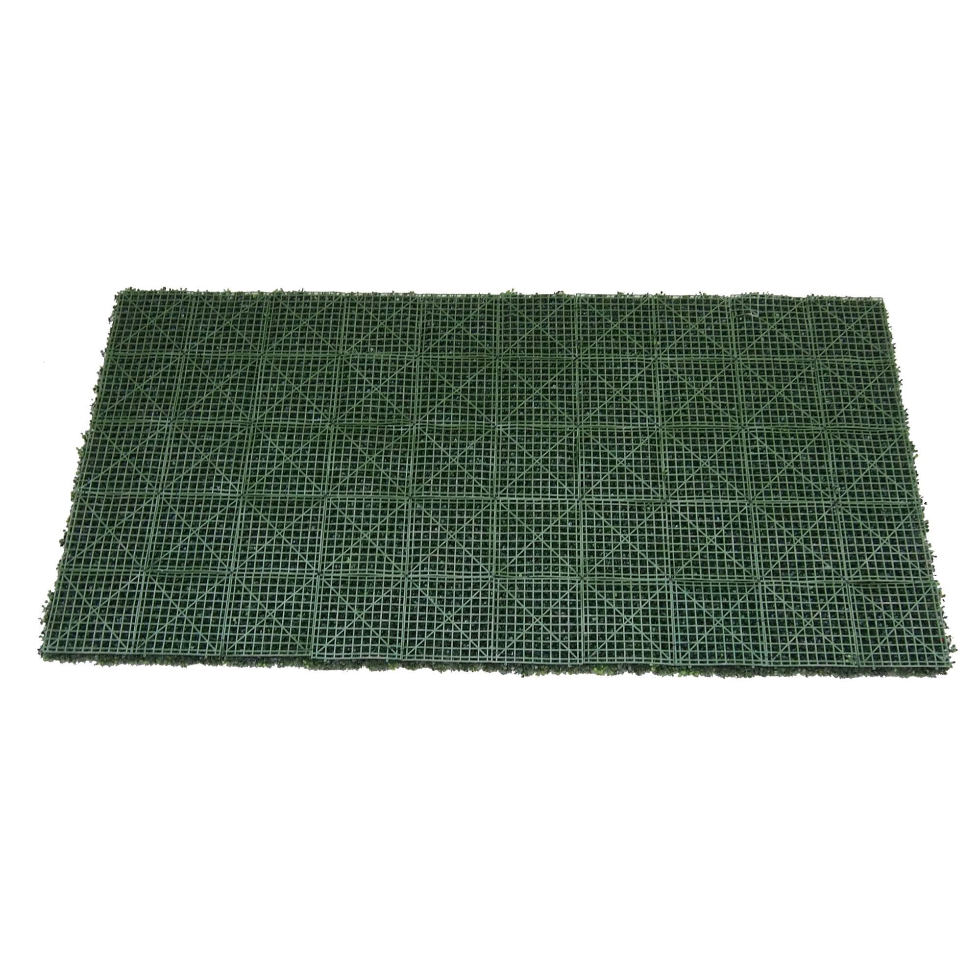 Green Artificial Boxwood Mat