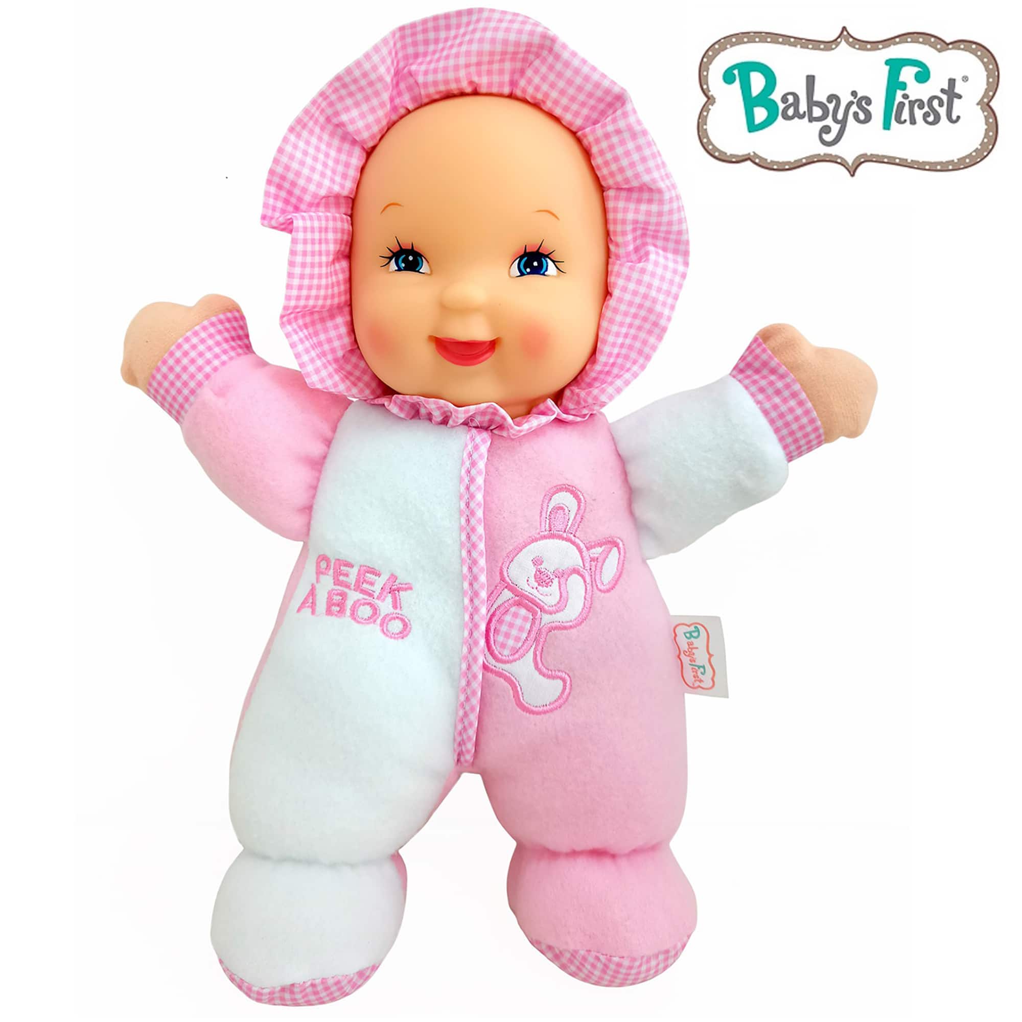 Goldberger Baby&#x27;s First Soft &#x26; Snuggle Bunny Toy Doll