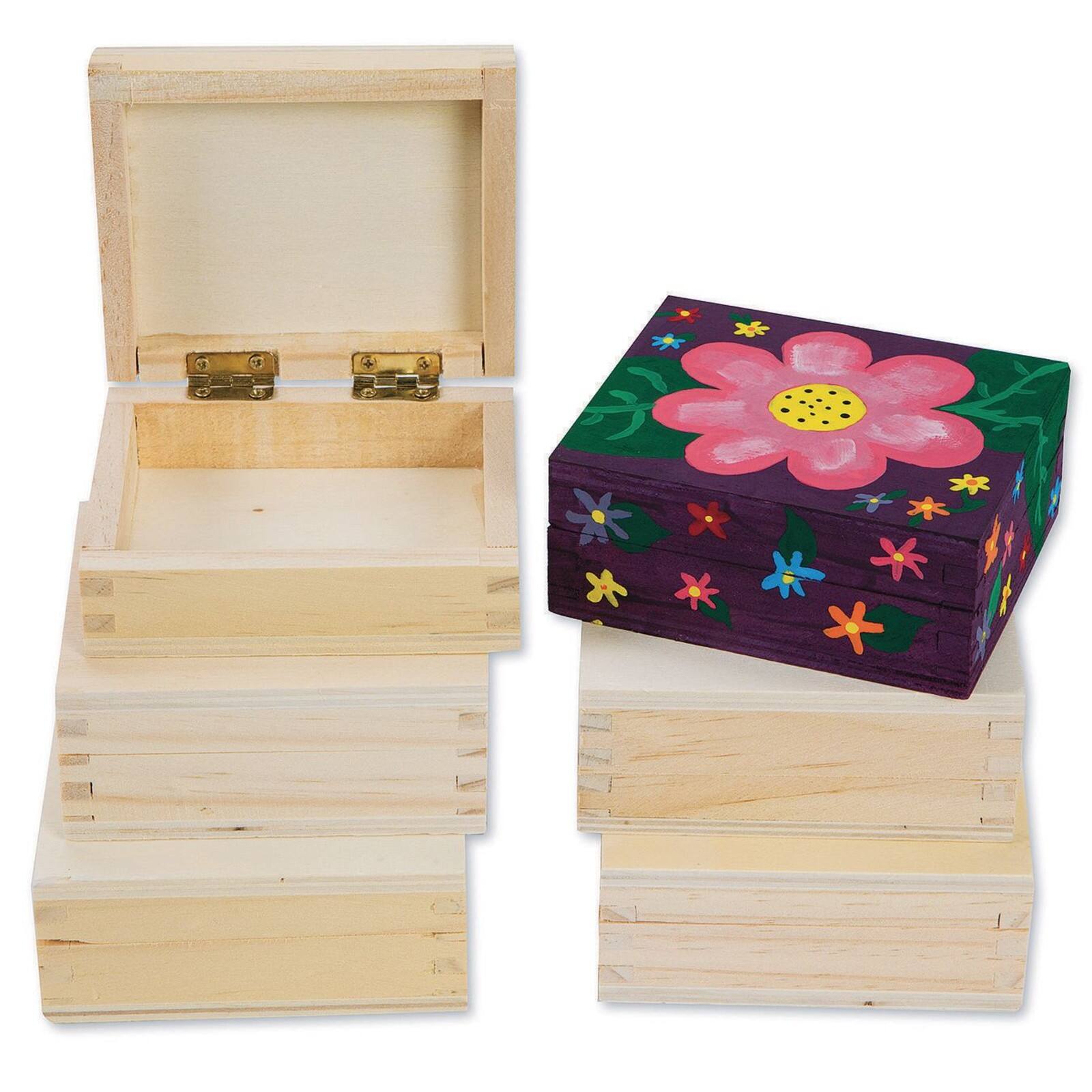 S&#x26;S&#xAE; Worldwide Small Hinged Box, 6ct.