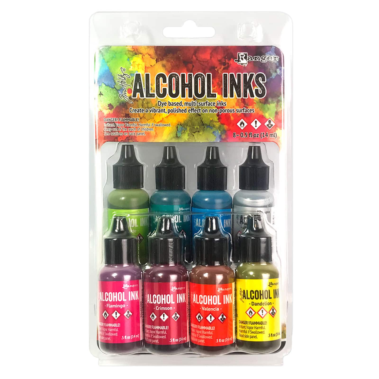 6 Packs: 8 ct. (48 total) Tim Holtz&#xAE; Spectrum Alcohol Ink Set
