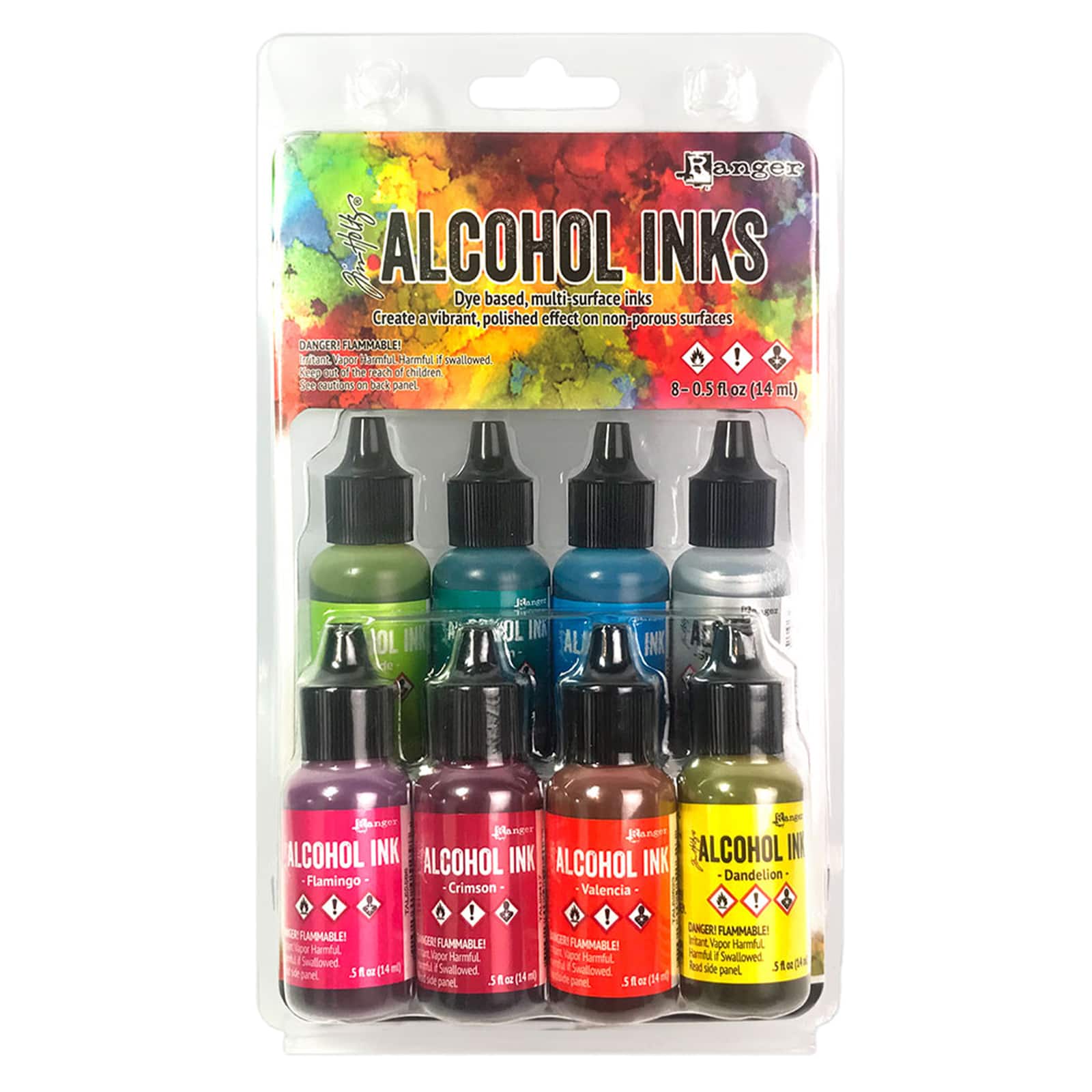 6 Packs: 8 ct. (48 total) Tim Holtz® Spectrum Alcohol Ink Set