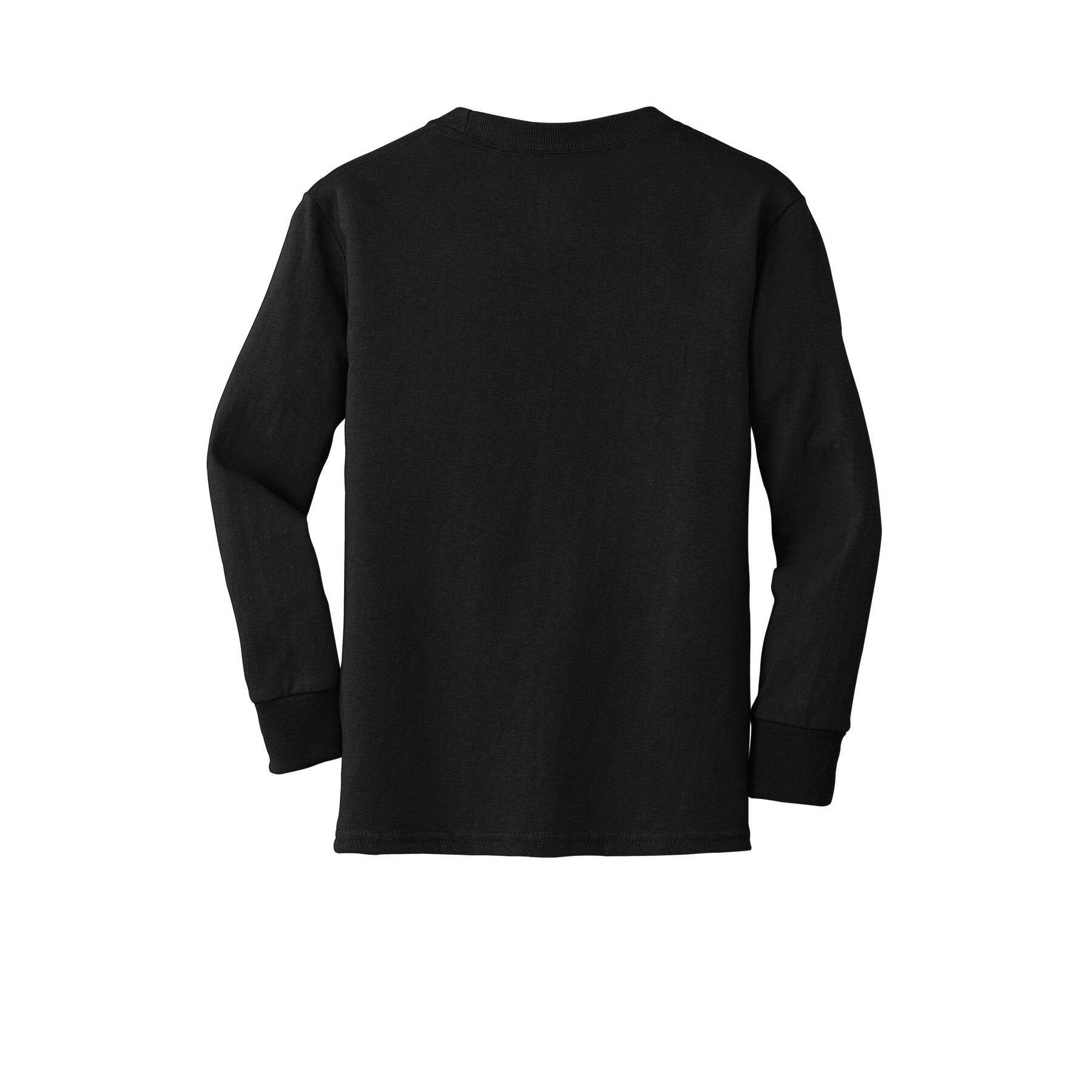 Port & Company® Youth Long Sleeve Core Cotton T-Shirt
