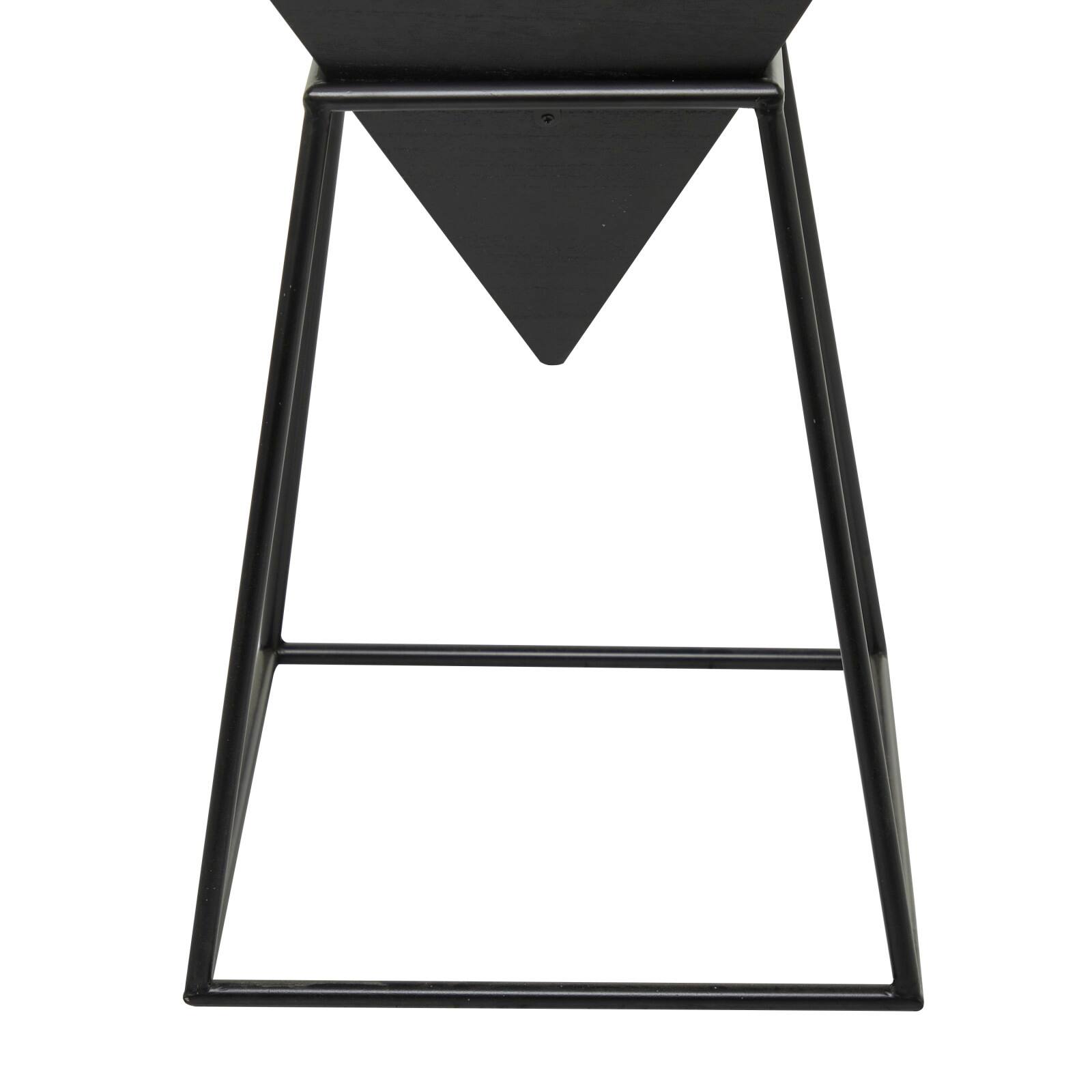 Black Metal Modern Accent Table 24 X 20 X 17 Michaels   D615599S 4 