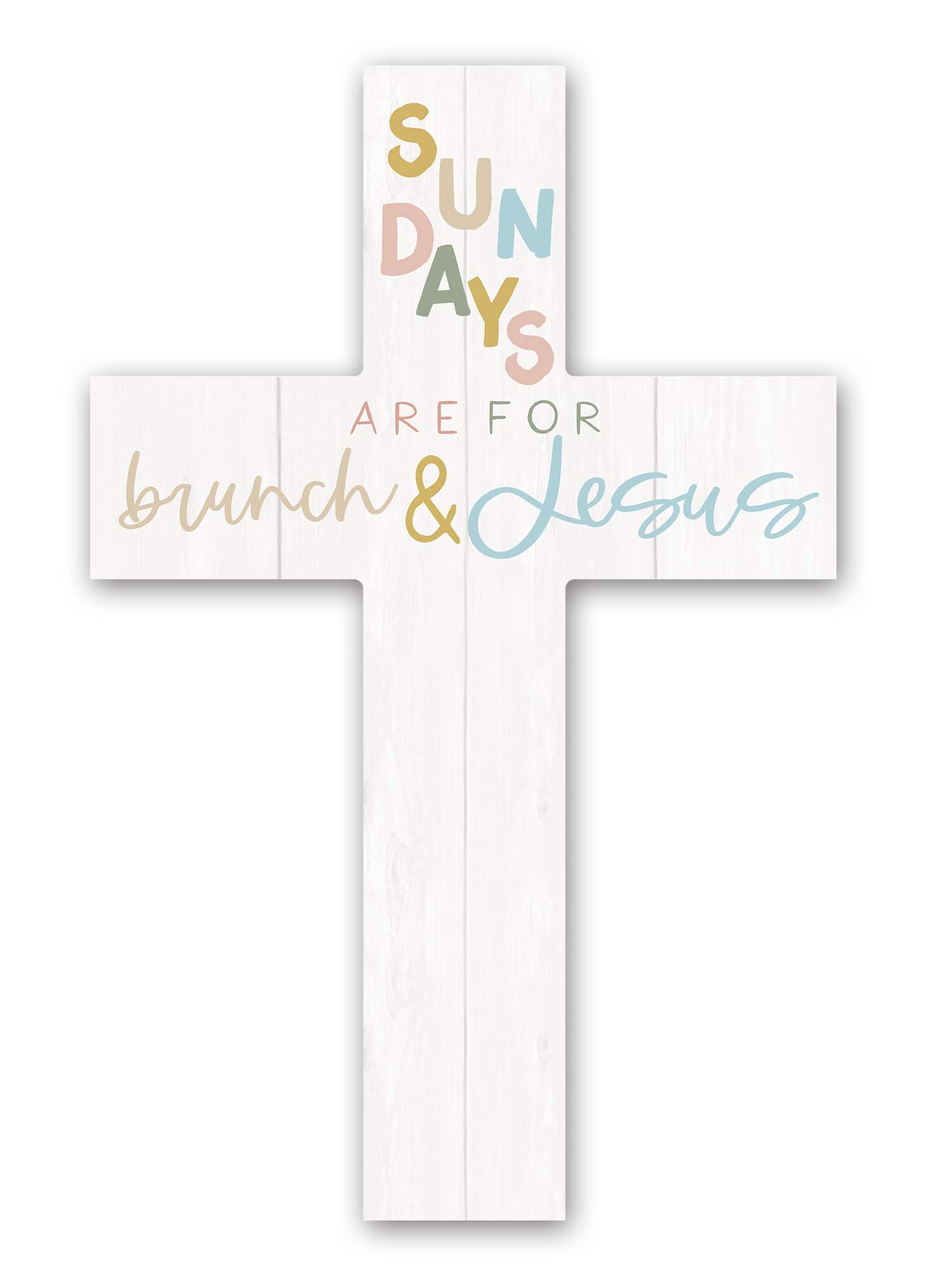 16&#x22; Brunch &#x26; Jesus Cross