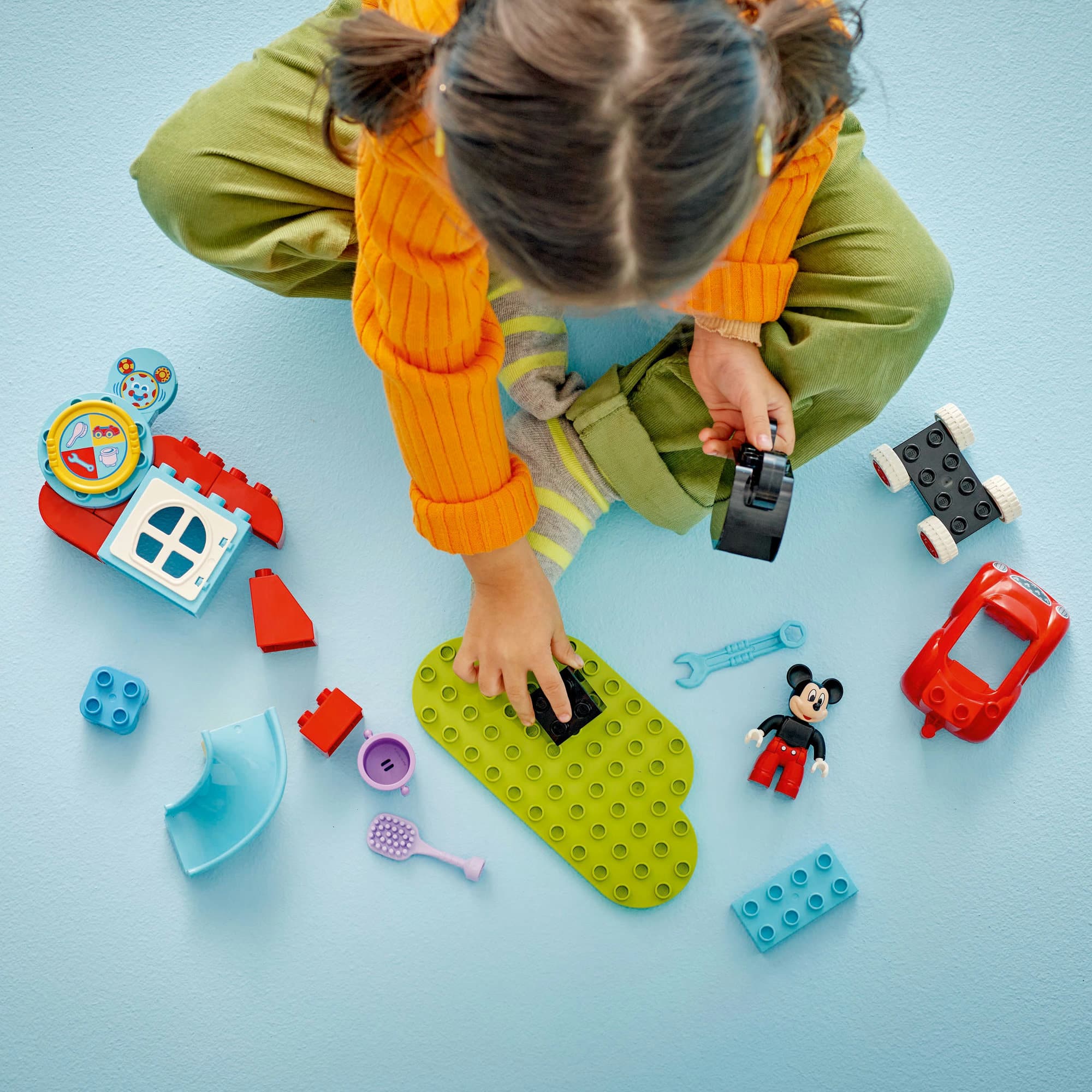LEGO&#xAE; DUPLO&#xAE; Disney Mickey Mouse Clubhouse &#x26; Car Building Kit 10454