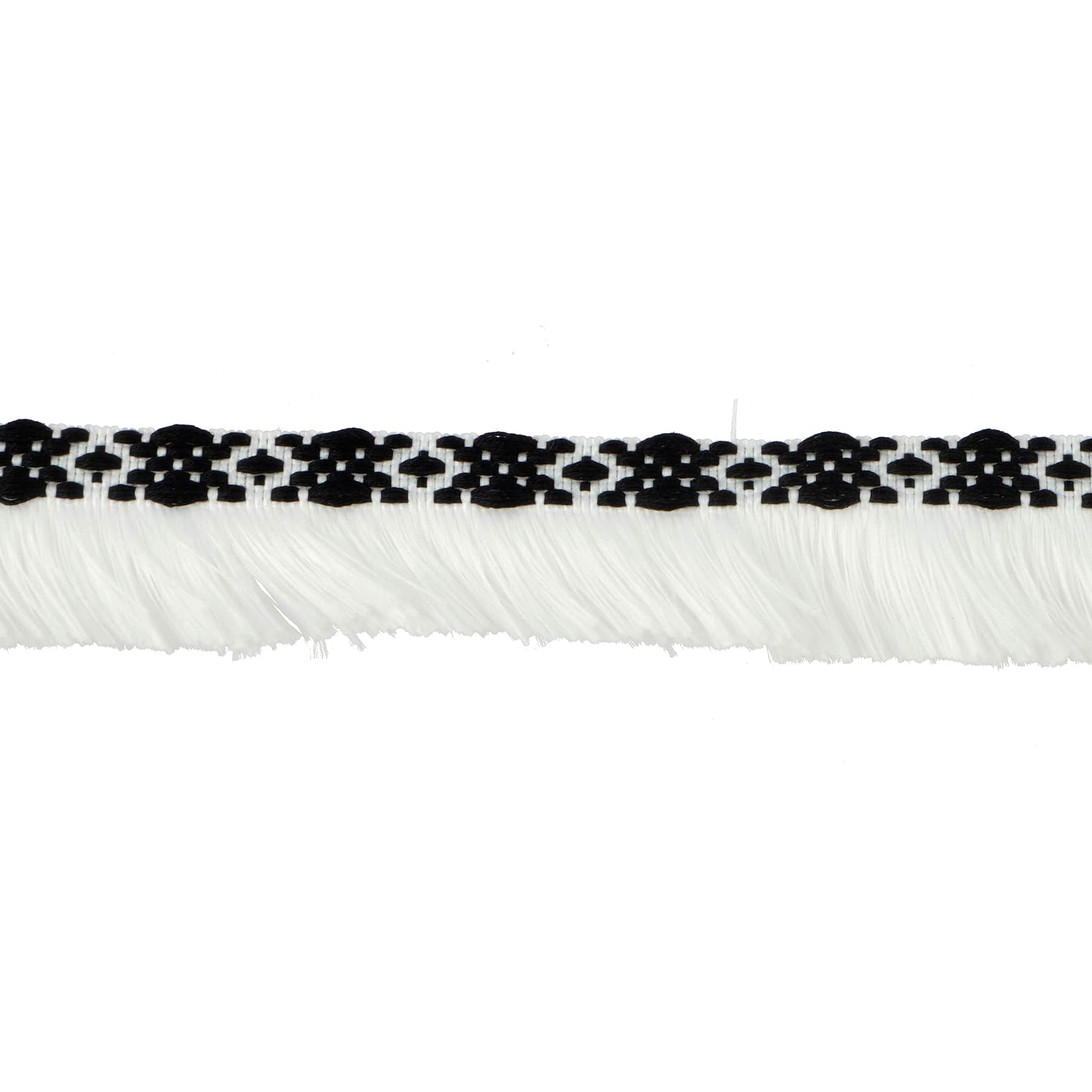 1 3/16&#x22; Diamond Jacquard Fringe Trim by Celebrate It&#xAE;