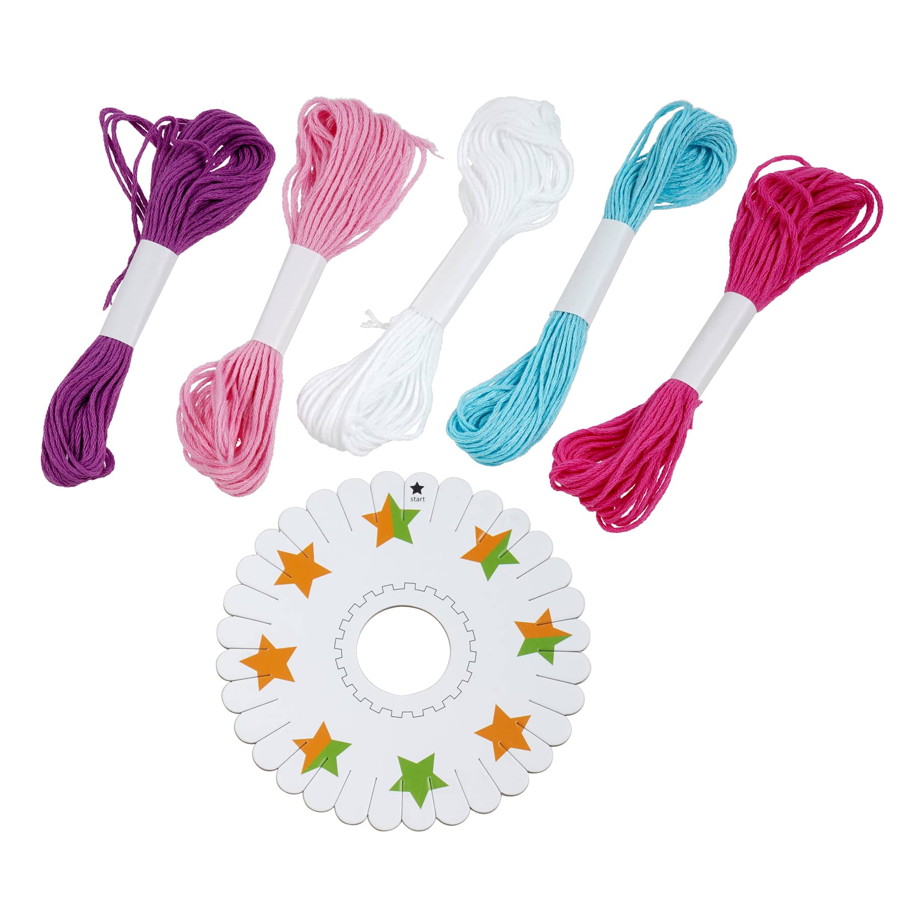 12 Pack: Unicorn Floss Friendship Bracelet Kit by Creatology™