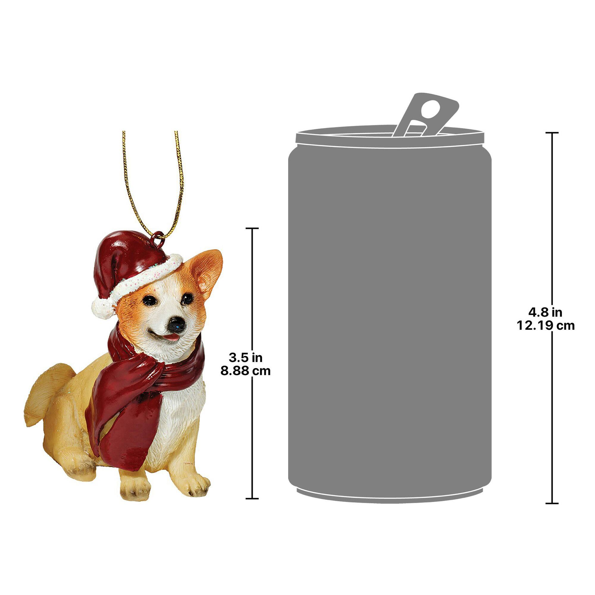 Design Toscano 3.5&#x22; Welsh Corgi Ornament Sculpture