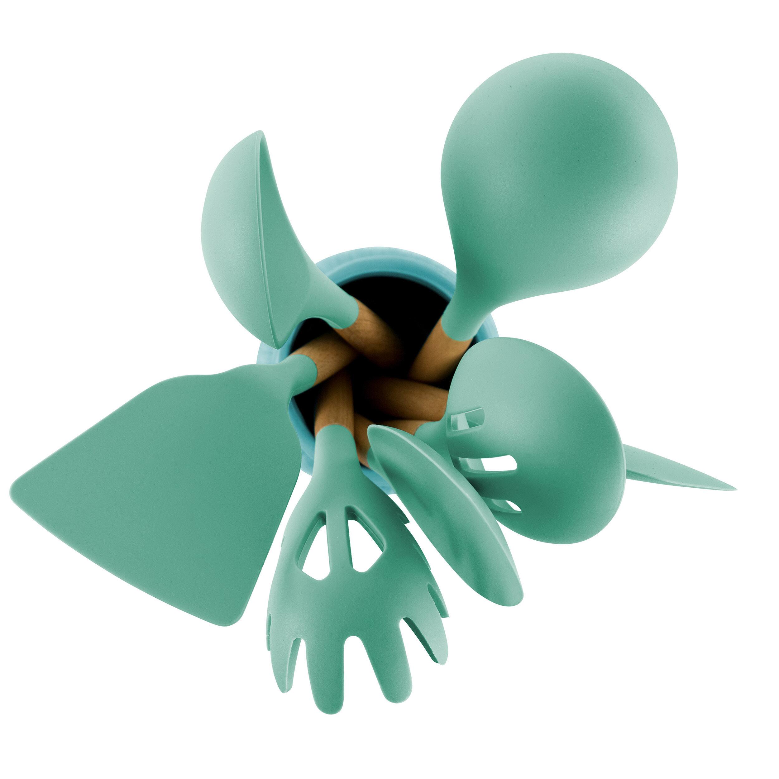 MegaChef Mint Silicone & Wood Cooking Utensils Set, 9ct.