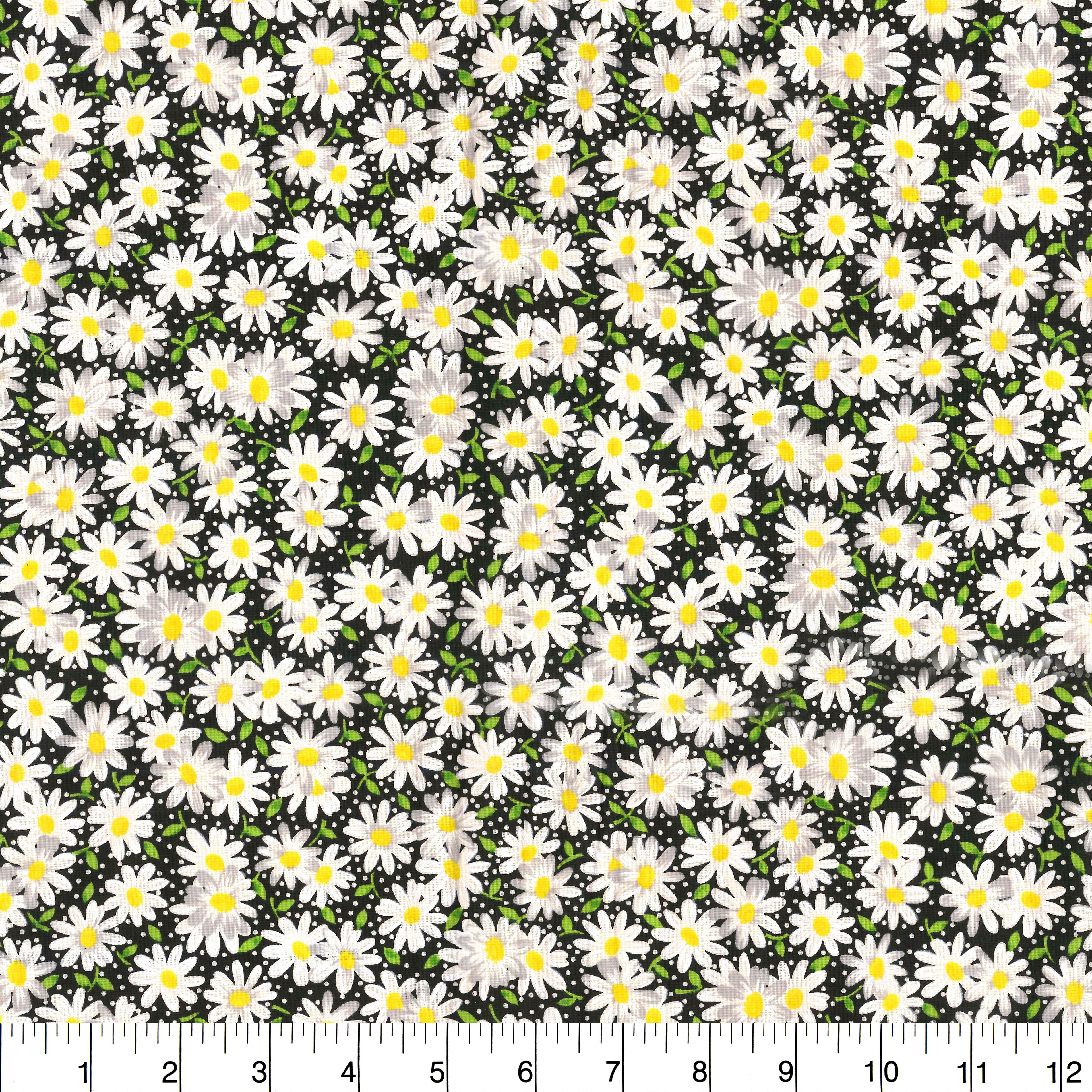 Fabric Traditions Daisies Cotton Fabric