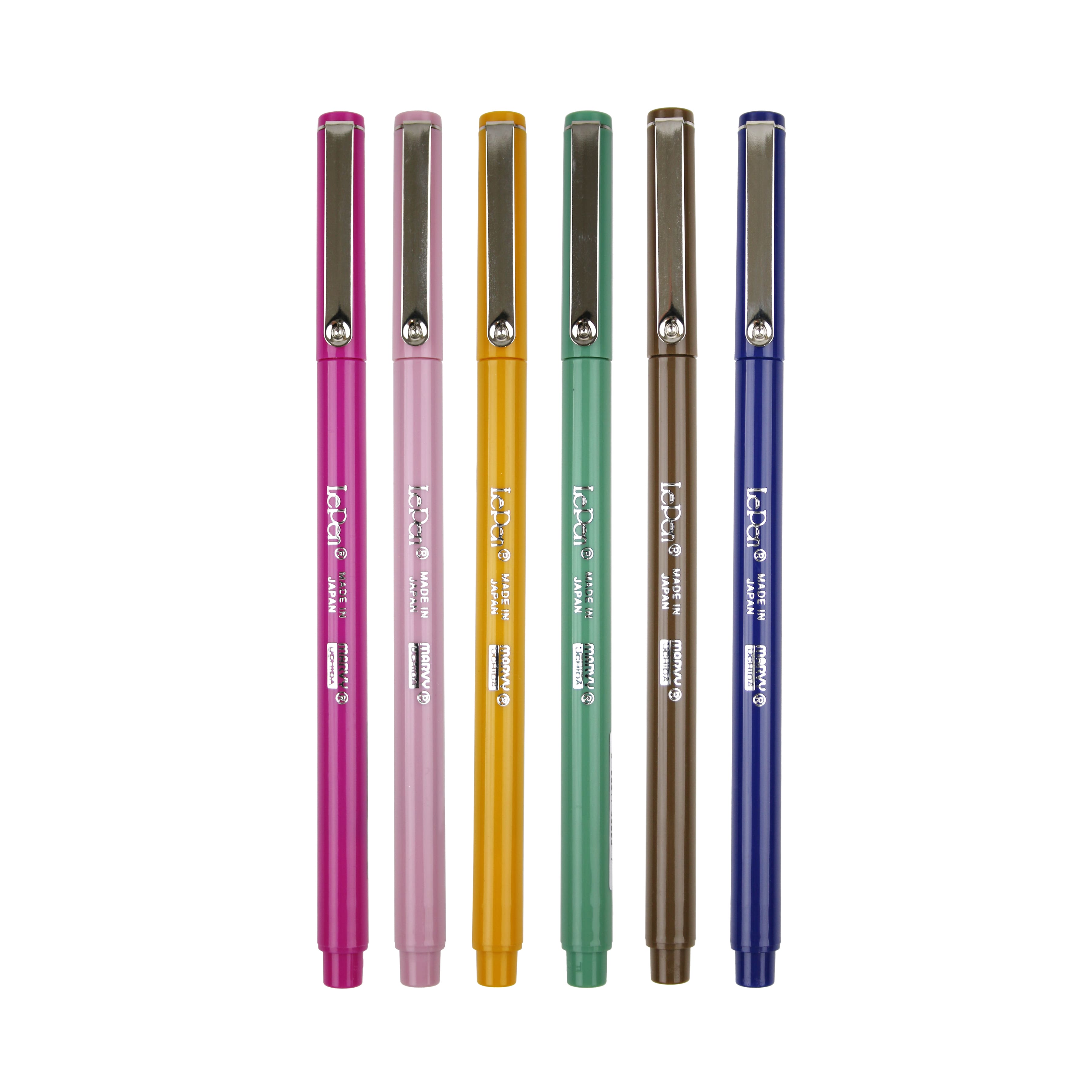Marvy® Uchida LePen® Extra Fine 6 Colour Retro Pen Set