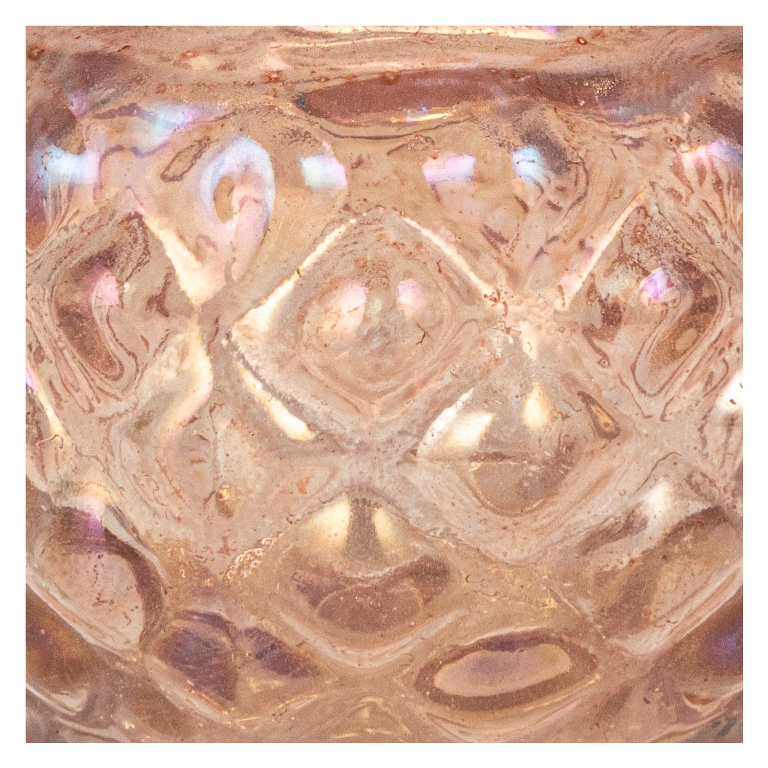 Hello Honey&#xAE; Multicolor Debossed Reclaimed Glass Vase Set