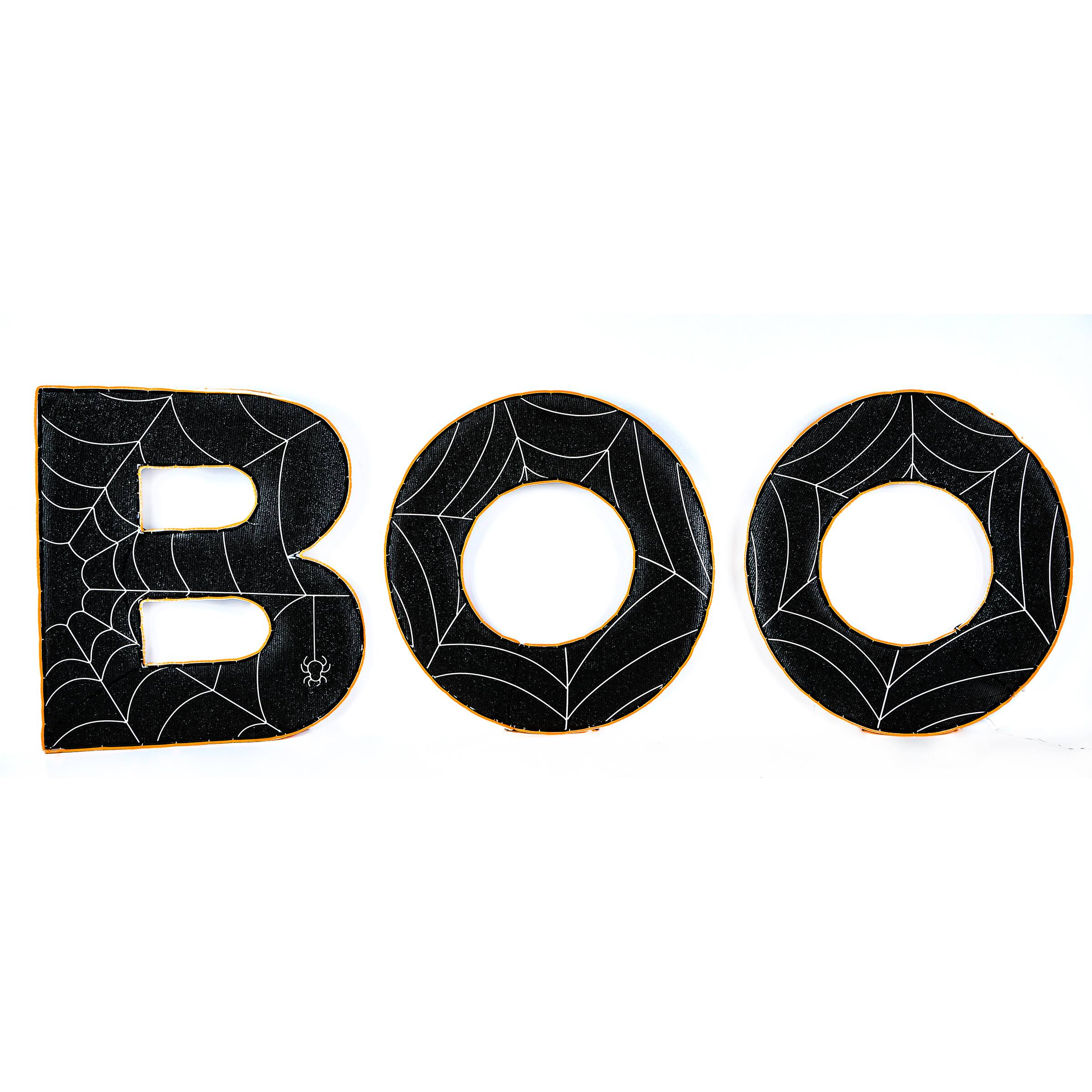 47&#x22; BOO Sign with LED Light Strips