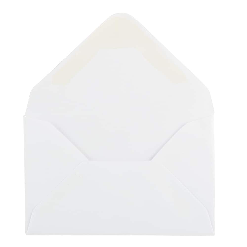 JAM Paper 2.75" x 3.75" White Mini Commercial Envelopes