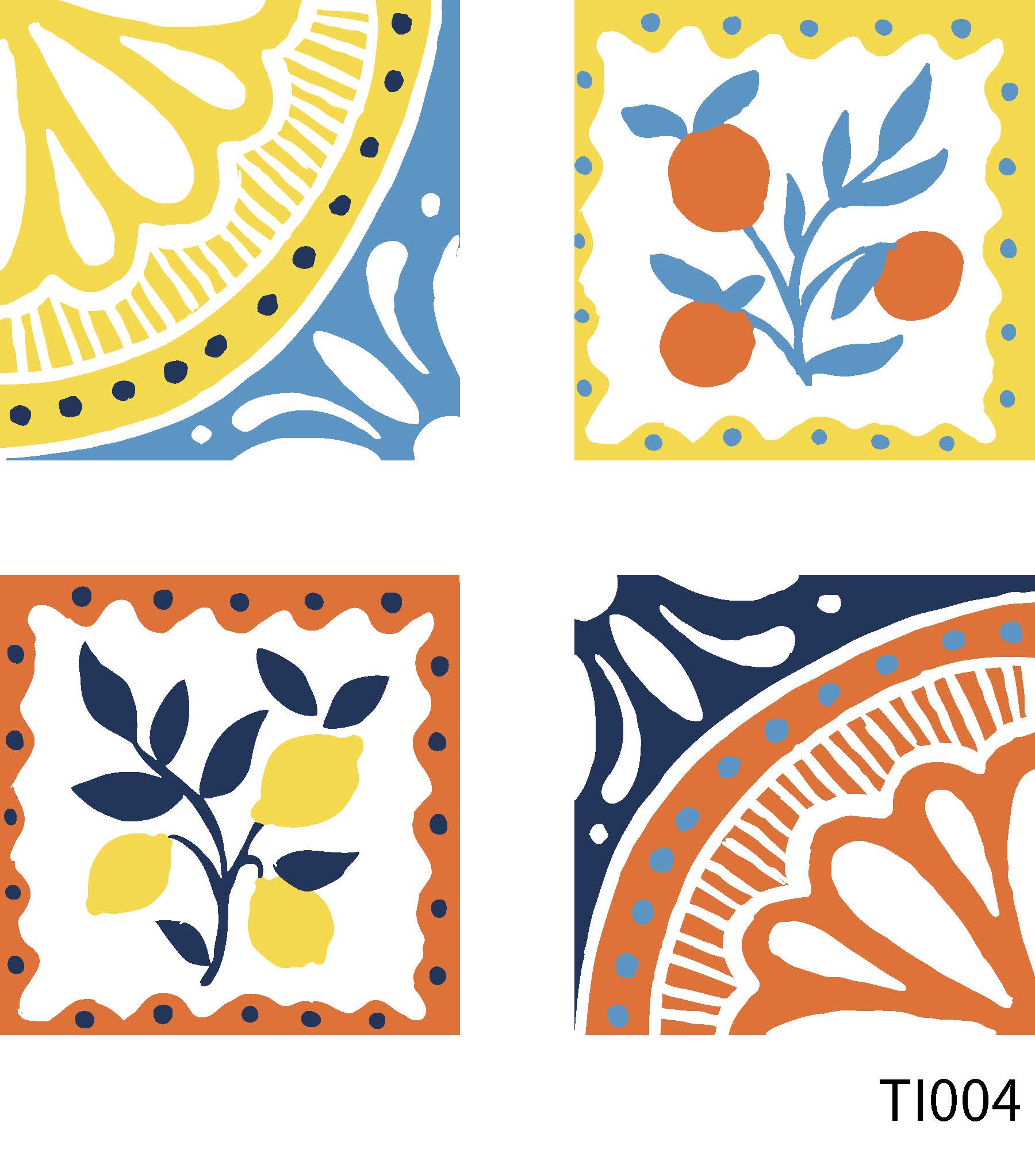 Citrus Tiles Paint-by-Number Gallery Mini Kit by Artist's Loft®