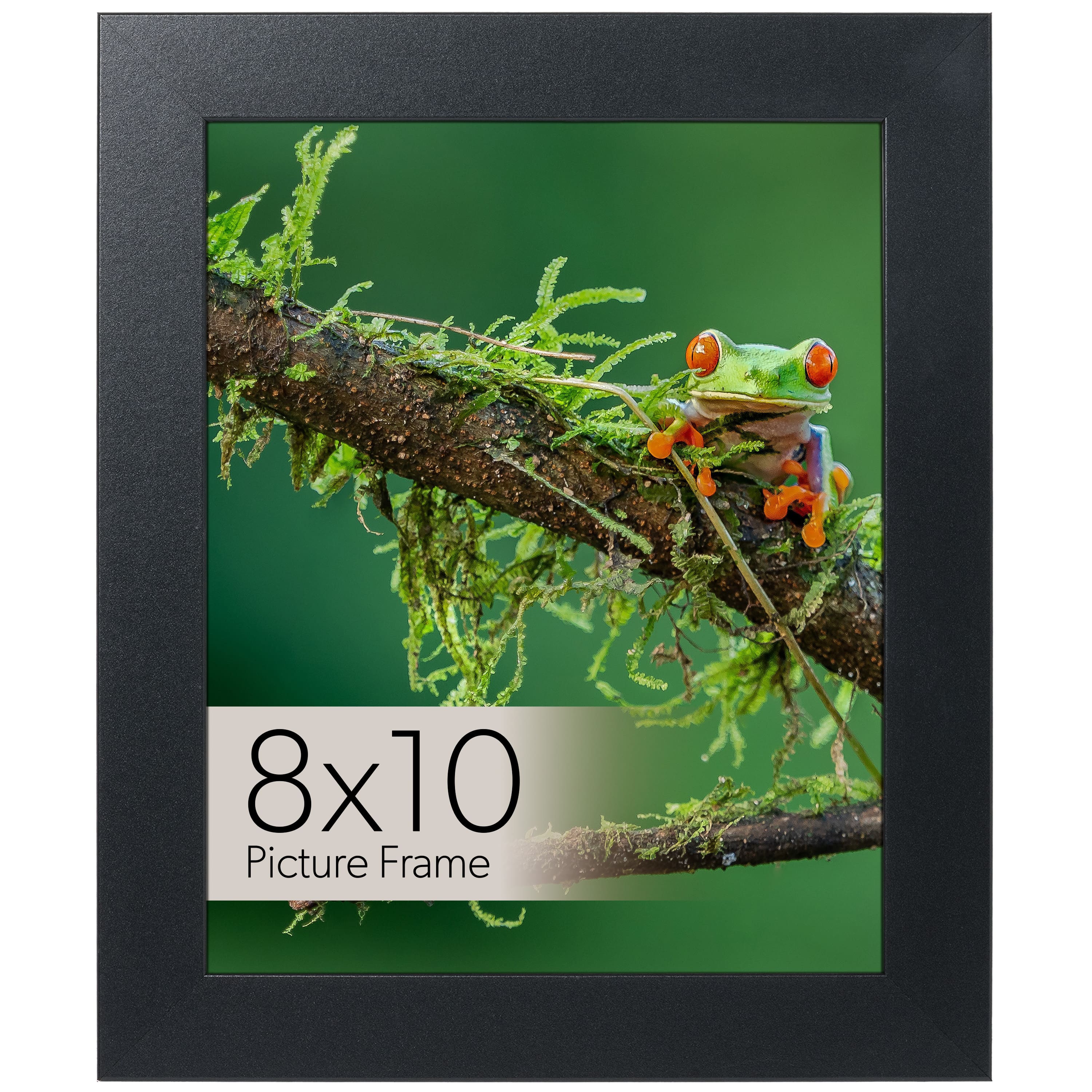 WallsThatSpeak Black Picture Frame with Easel and Glass, 6ct.