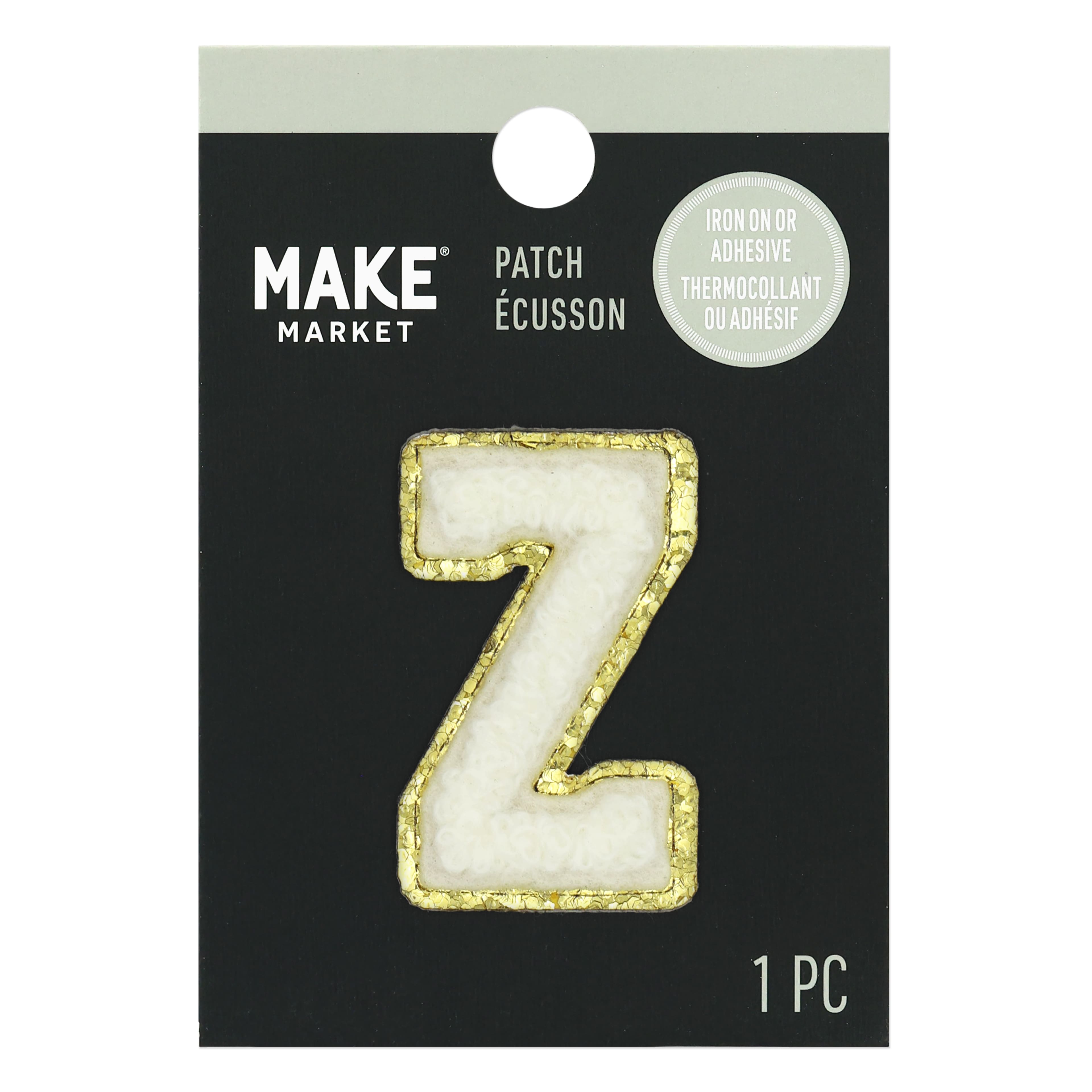 1.5&#x22; White Chenille Patch by Make Market&#xAE;