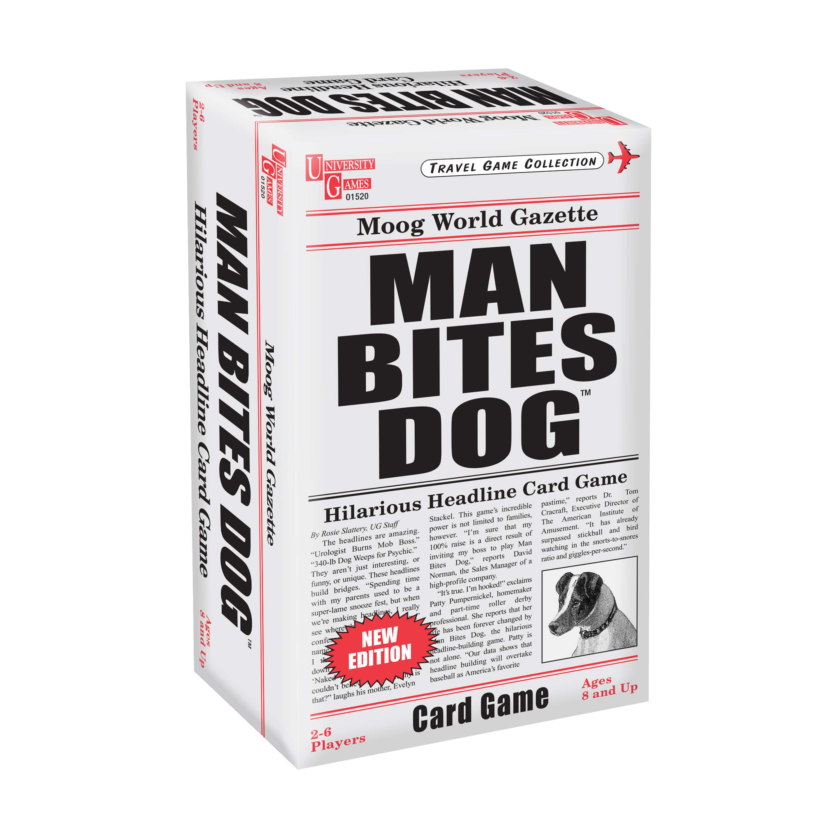 University Games Man Bites Dog&#x2122; Card Game