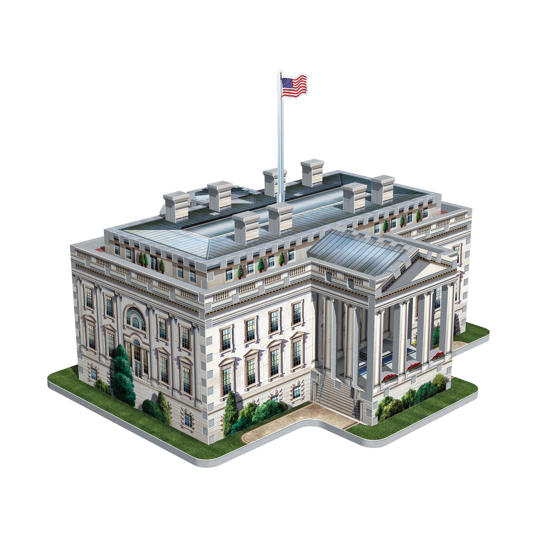 Wrebbit 3D Puzzle&#x2122; The White House 490 Piece Puzzle