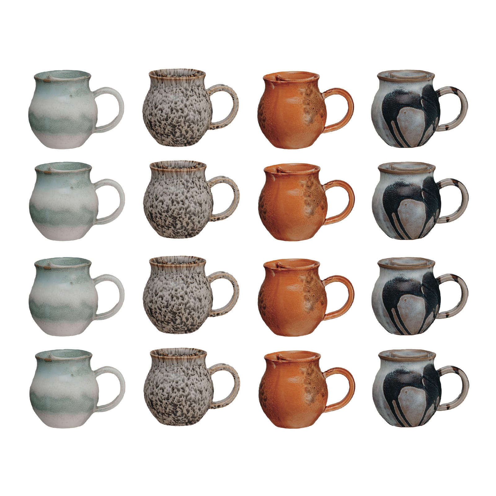 Hello Honey® Artisanal Stoneware Mug with Integrated Teabag Holder Set