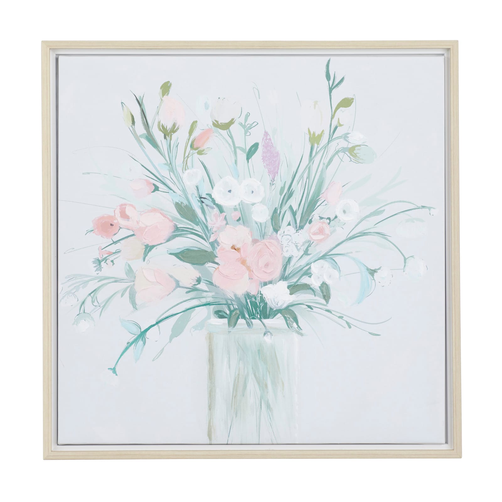 Multi Polystone French Country Framed Wall Art, 24" x 24"