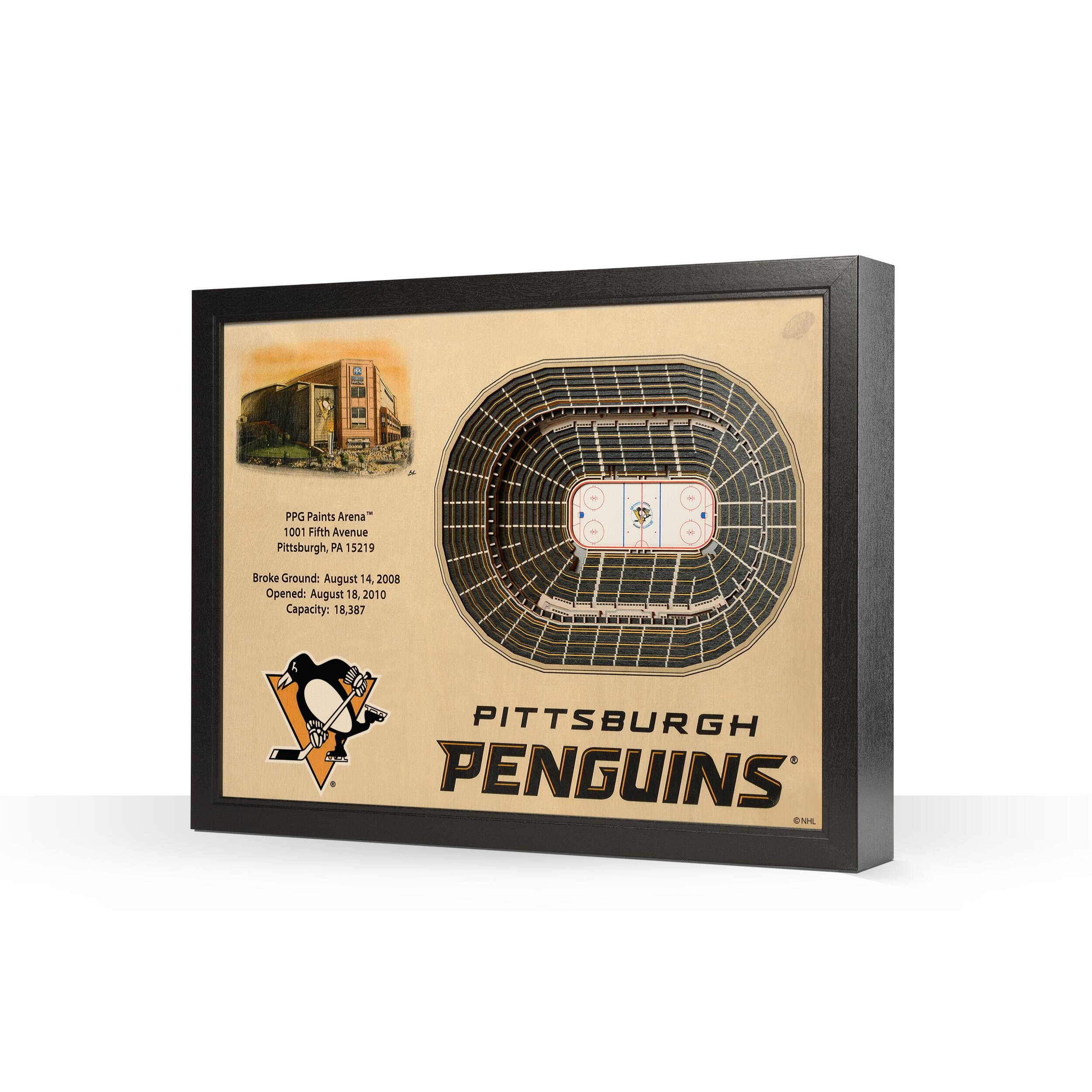 NHL 25-Layer StadiumView Wall Art