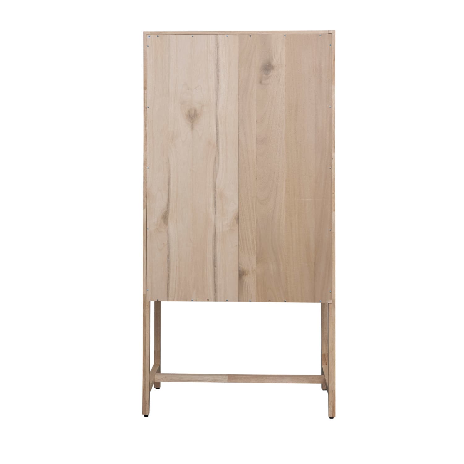 6ft. Natural Woven Cane &#x26; Wood Cabinet