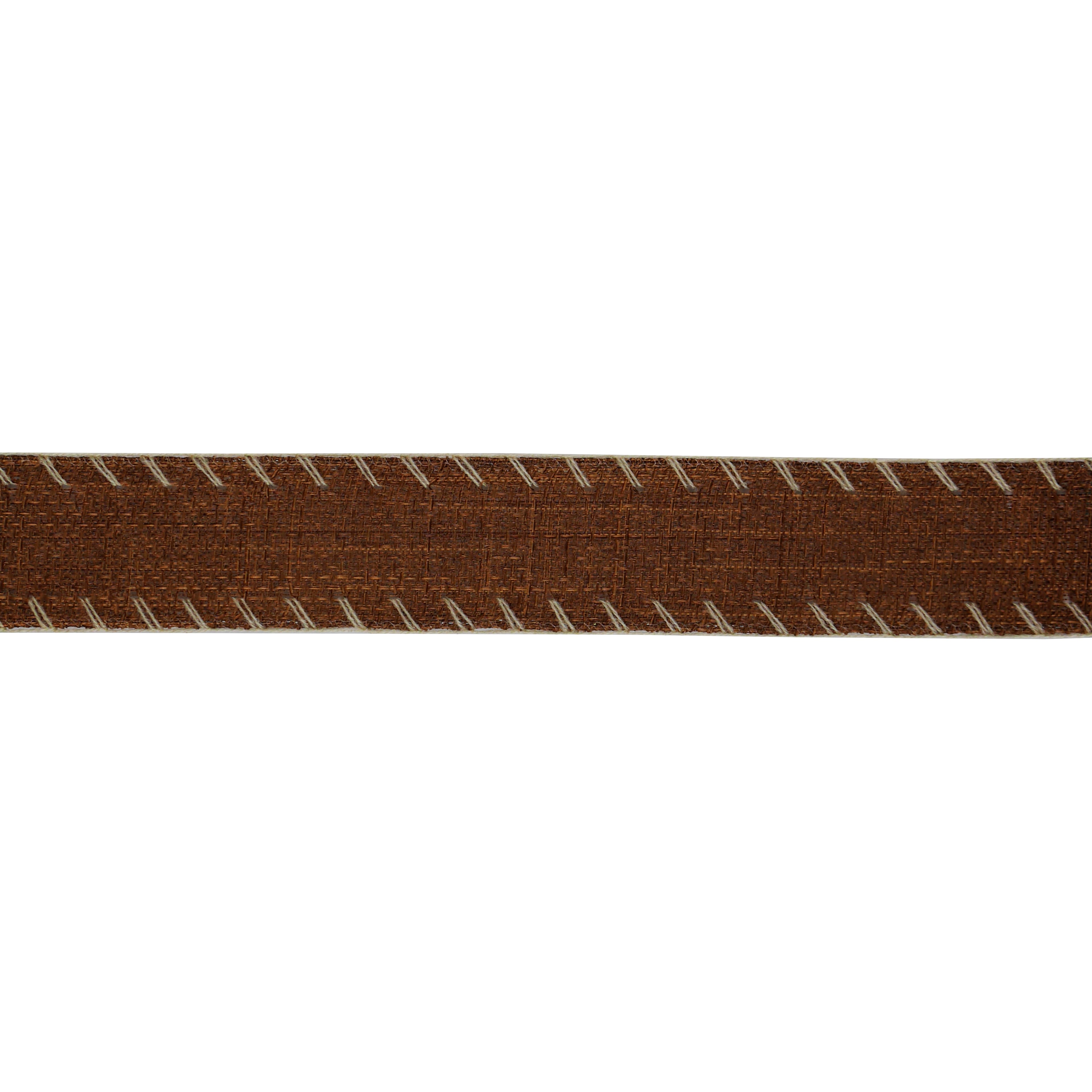 1.5&#x22; x 25ft. Brown Whip Stitched Wired Ribbon by Celebrate It&#xAE;